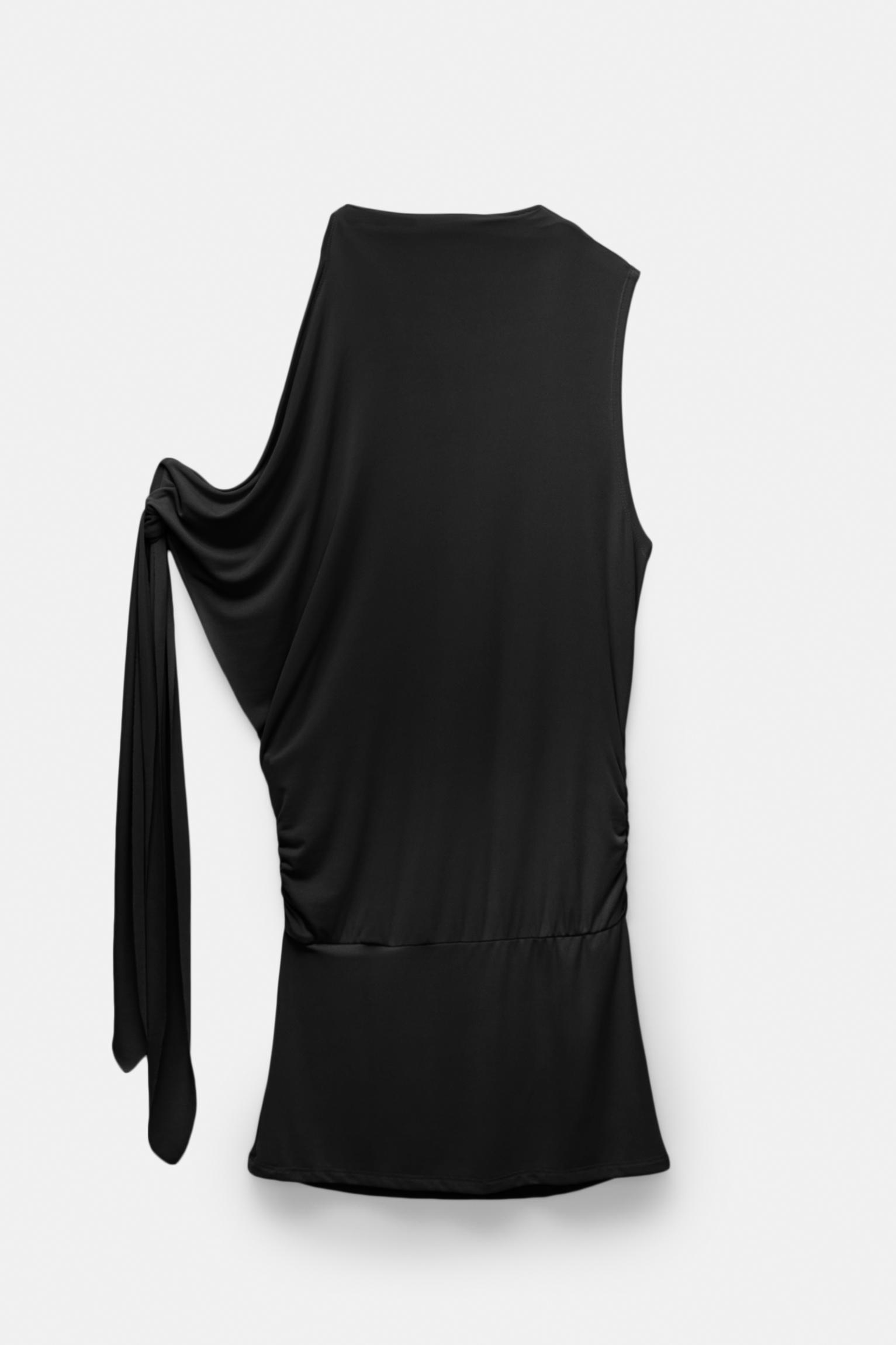 Short dress with knot detail Product Image