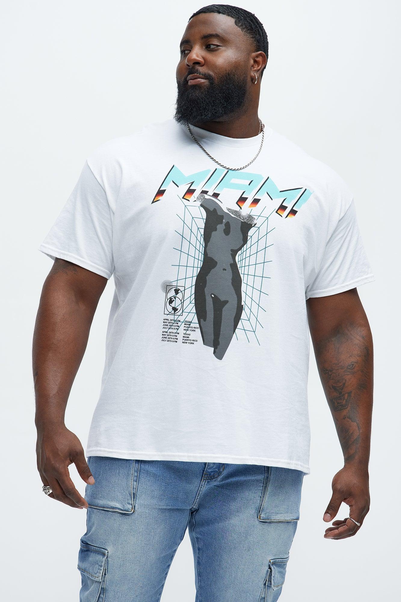 Miami Chrome Short Sleeve Tee - White Product Image