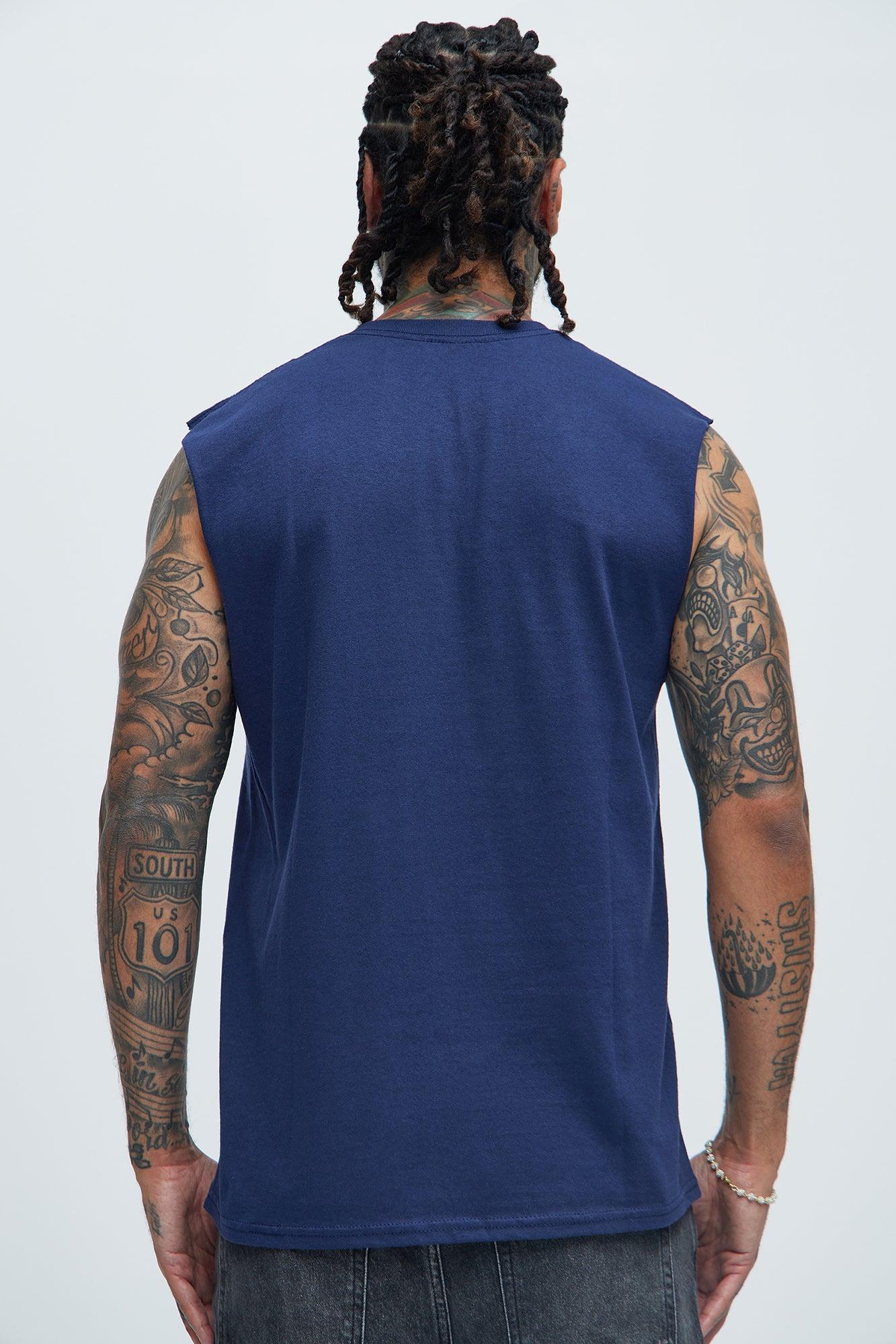 Dragon Ball Z Super Saiyan Goku Sleeveless Tee - Navy Product Image