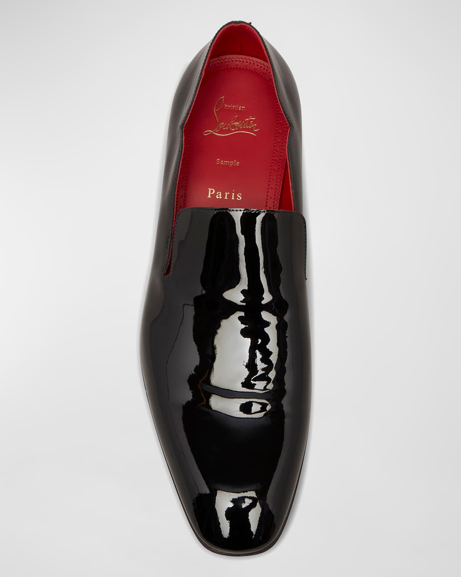 Men's Dandy Chick Flat Patent Leather Loafers Product Image