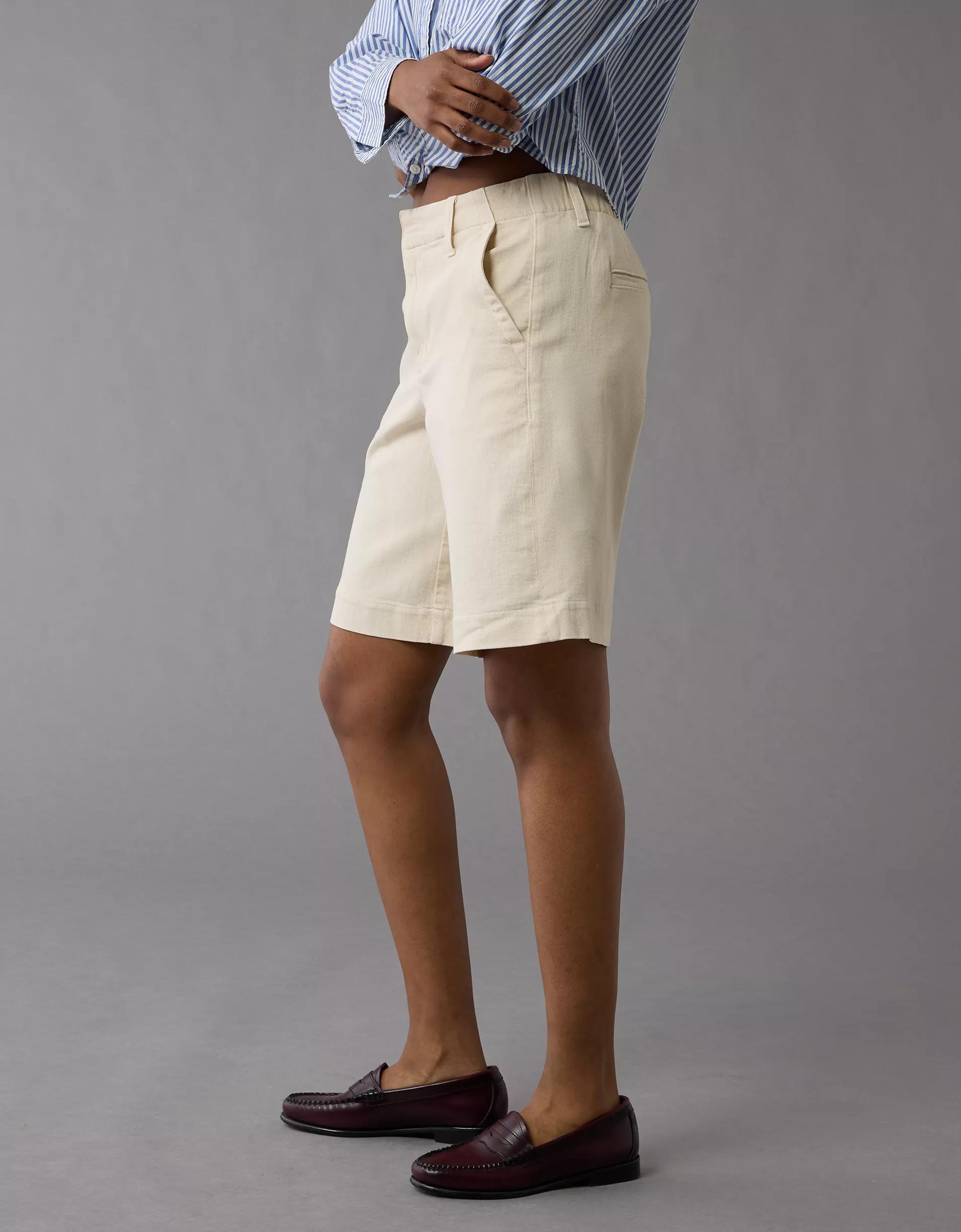 AE 11" Stretch High-Waisted Trouser Short Product Image