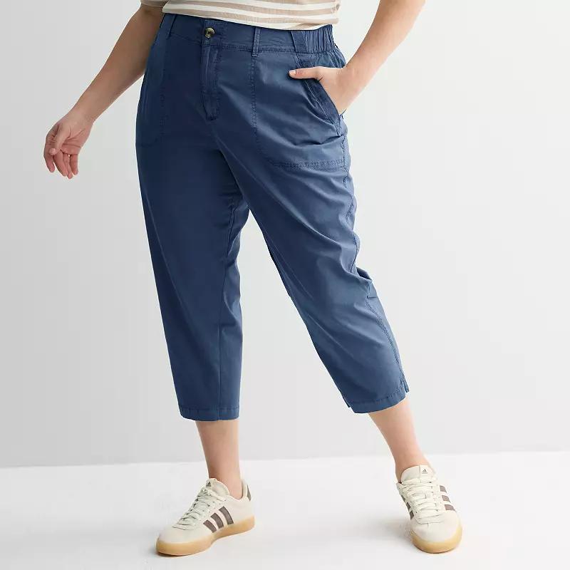 Women's Sonoma Goods For Life Utility Capri, Size: 3XL, Kagan Green Product Image