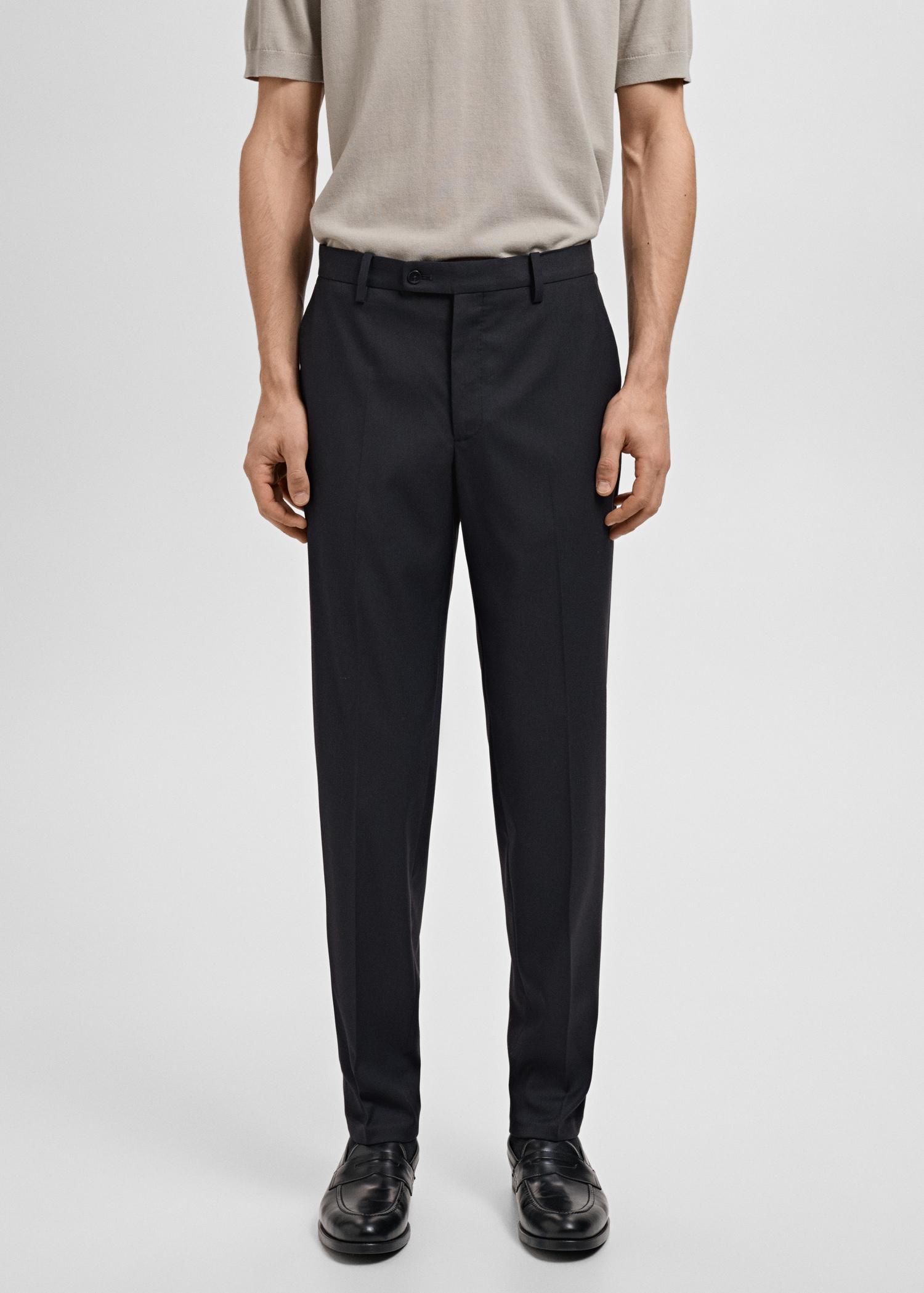 Monaco slim-fit suit pants - Men | MANGO USA Product Image