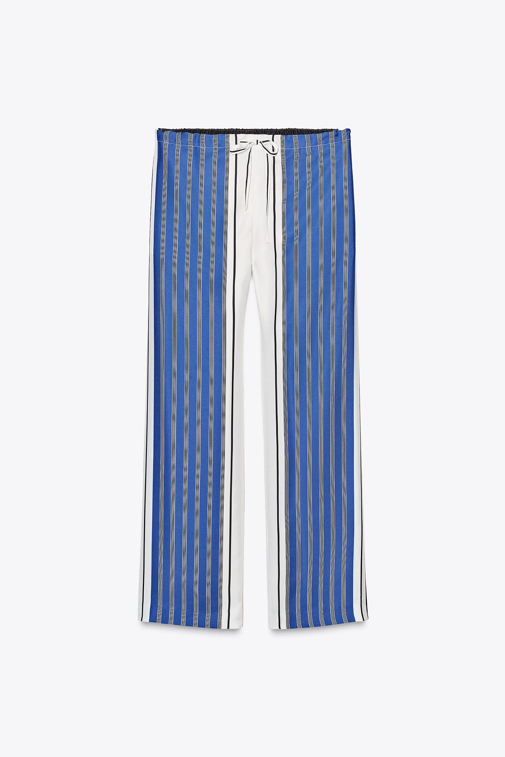 STRIPED PANTS ZW COLLECTION Product Image
