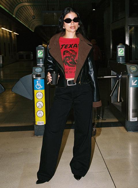 Jankins Baggy Jeans Black Product Image