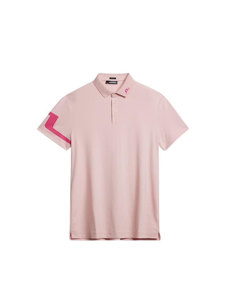 J Lindeberg Bridge Regular Fit Polo in Powder Pink Product Image