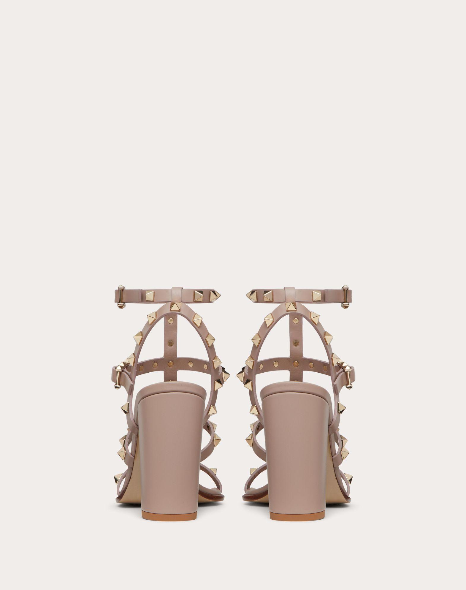 Rockstud Ankle Strap Sandal 90 Mm Product Image