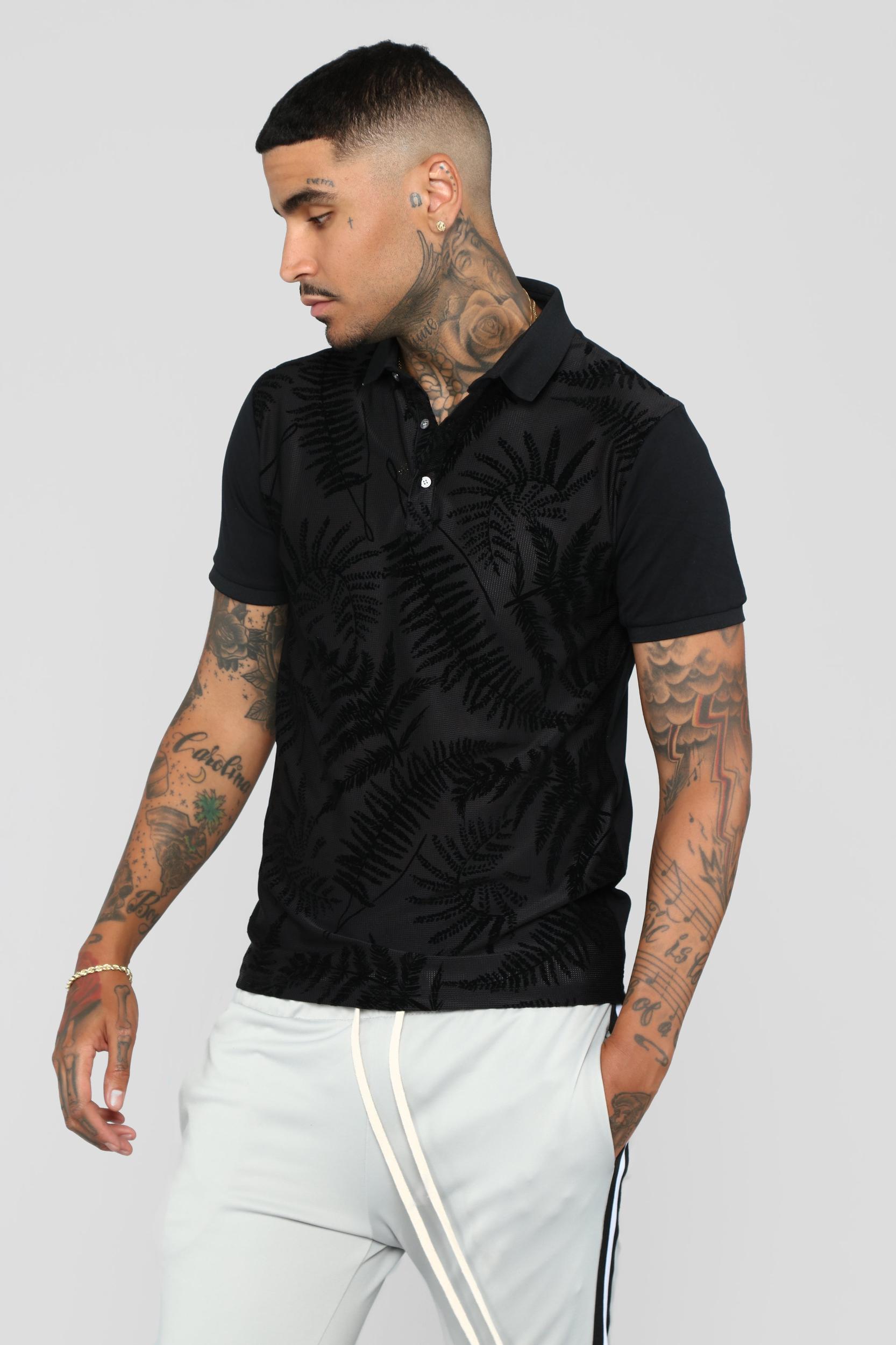Breezy Short Sleeve Polo - Black Product Image