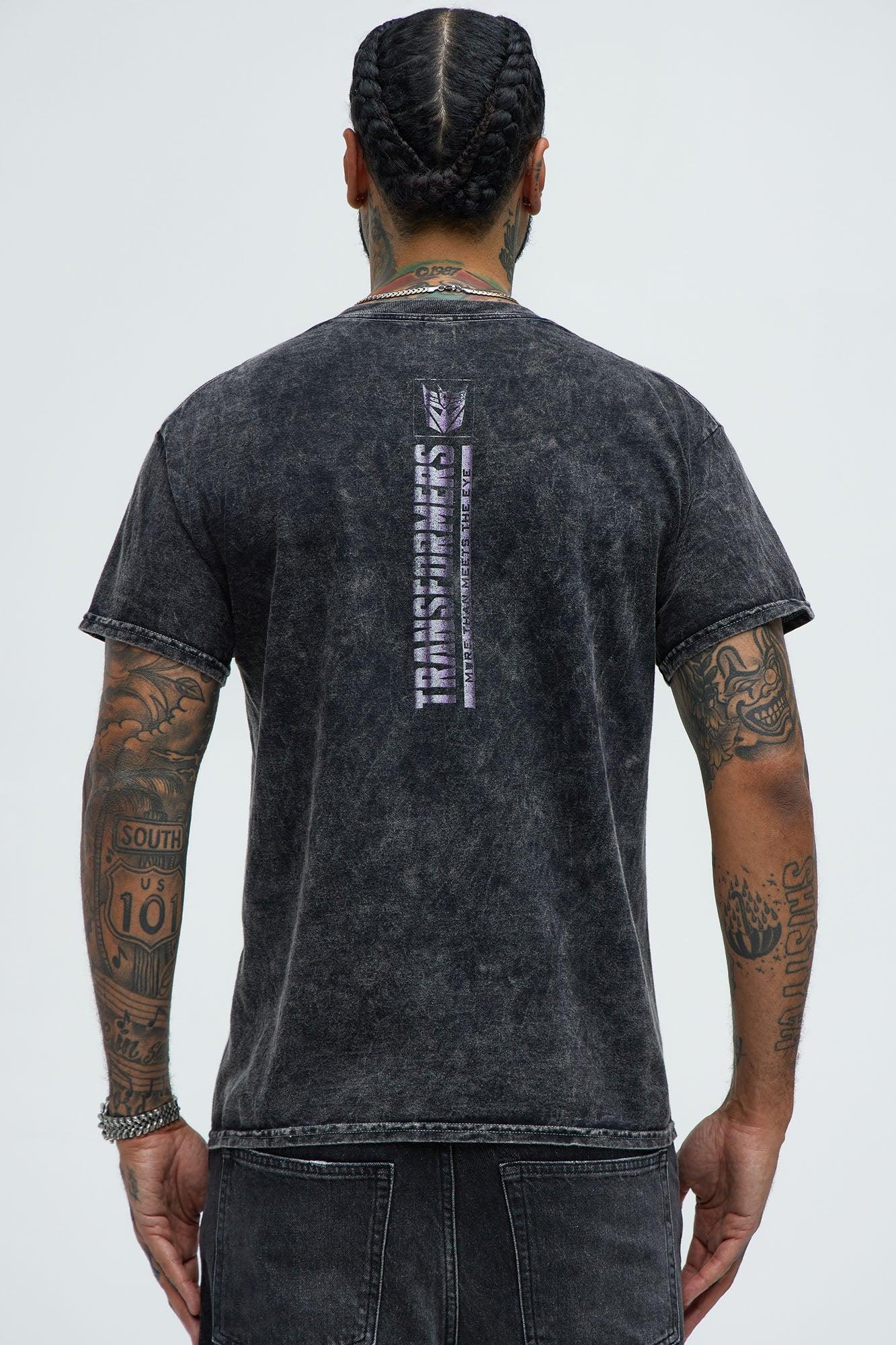 Transformers Decepticons Short Sleeve Tee - Black Wash Product Image