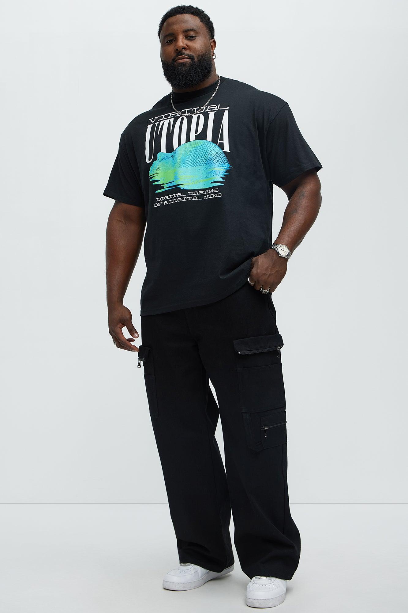 Virtual Utopia Short Sleeve Tee - Black Product Image