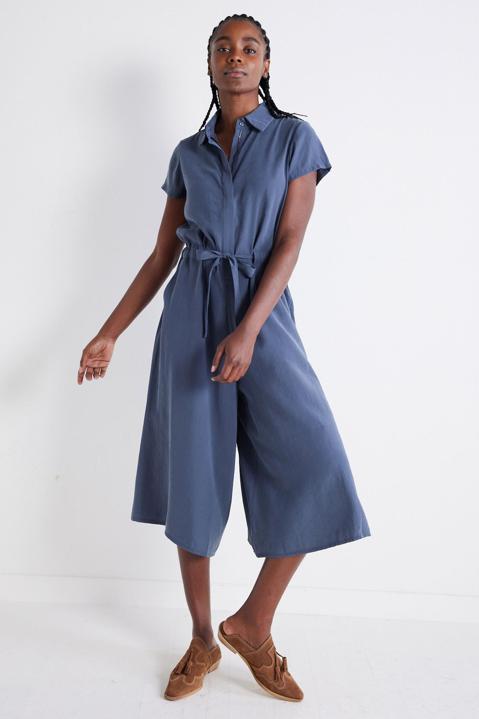 Comfort Zone Cropped Jumpsuit Product Image