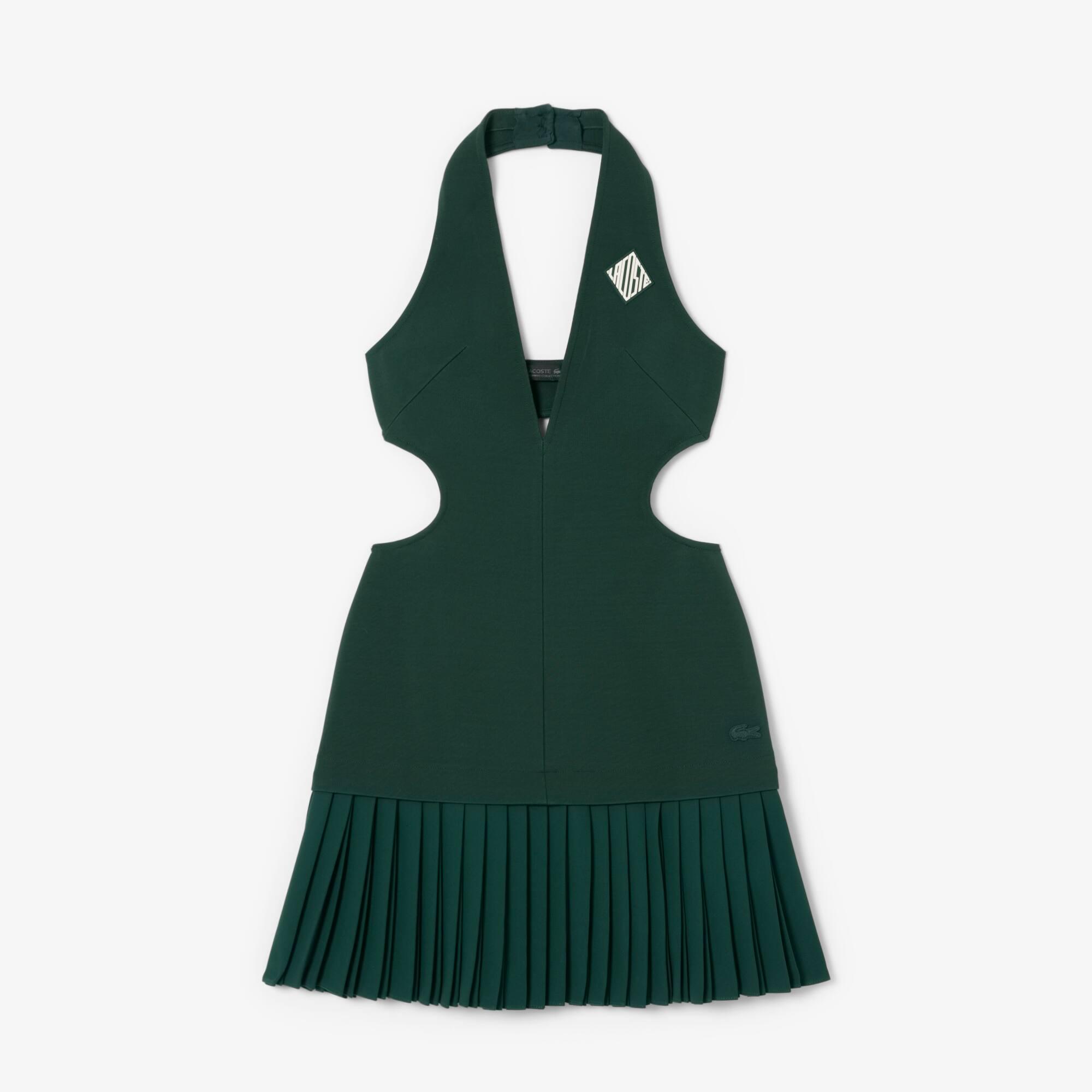 Runway Pleated Jersey Dress Product Image