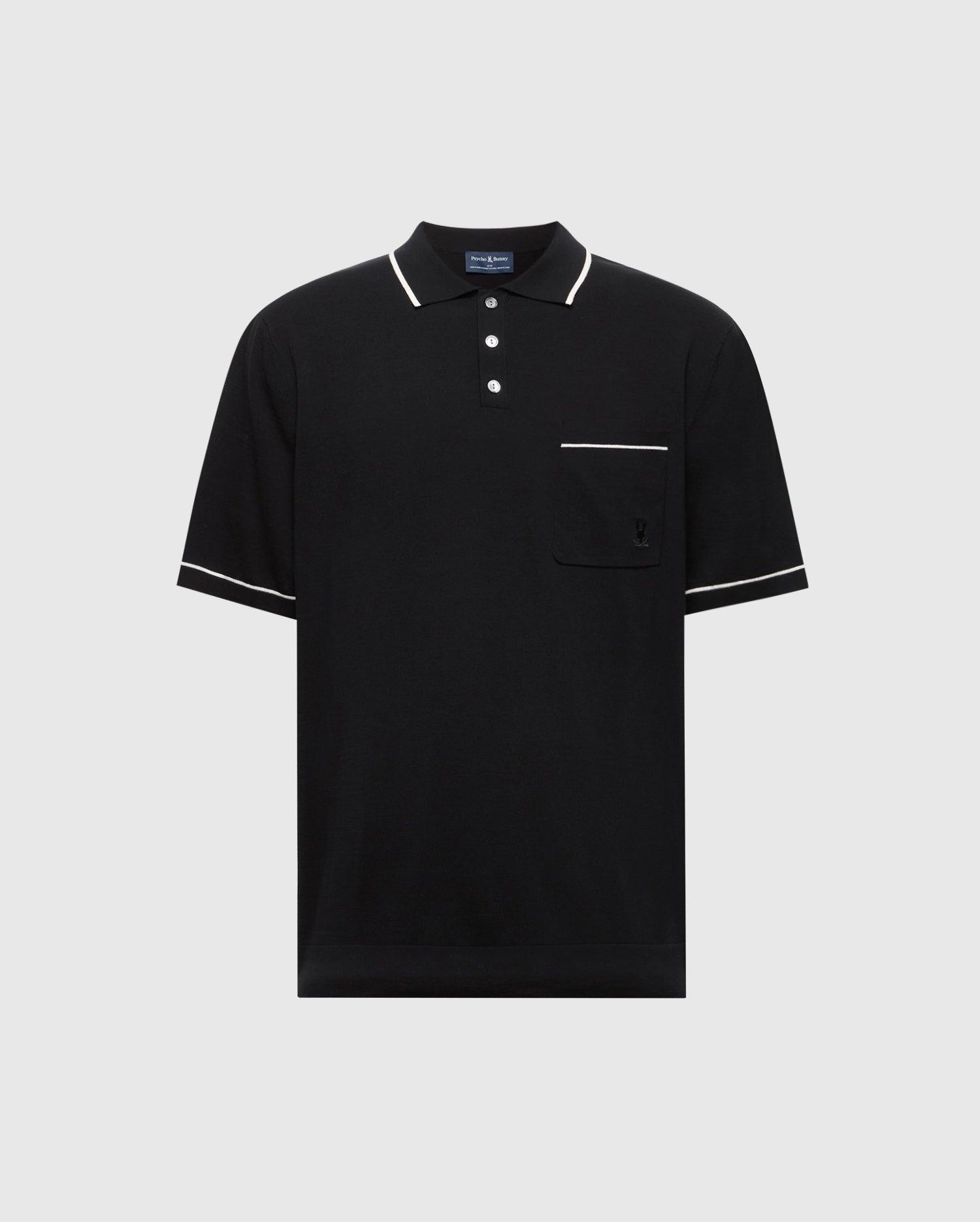 MENS LONGFORD FINE KNIT POLO - B6E500F200 Product Image