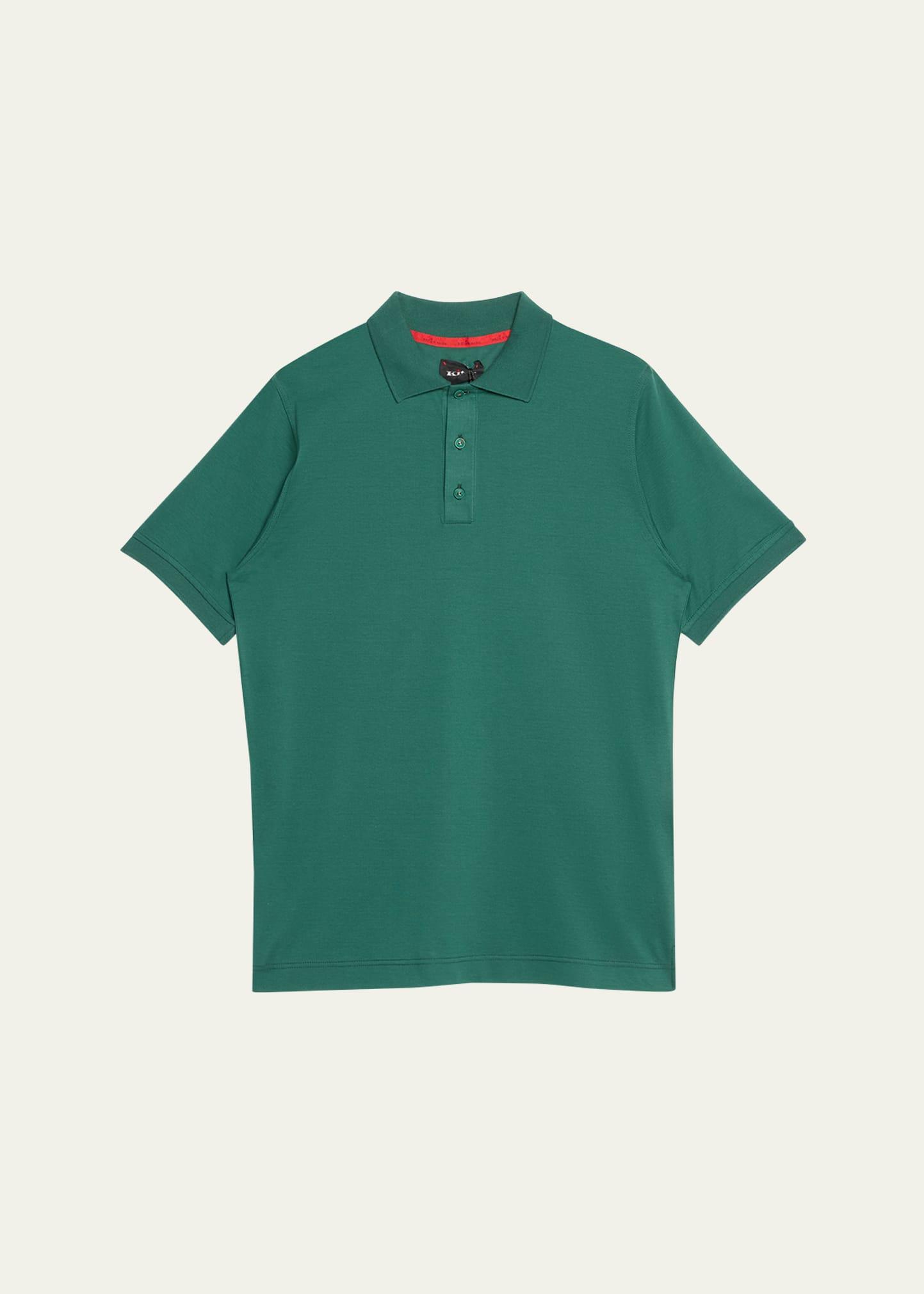 Mens Cotton Pique Polo Shirt Product Image