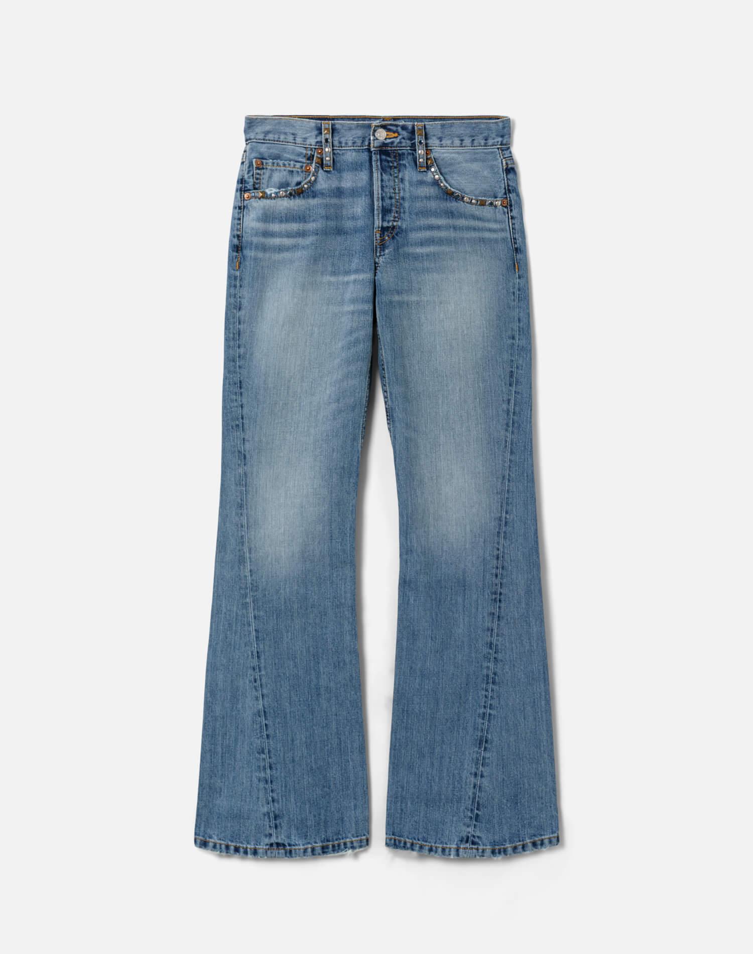 Twisted Mid Rise Bootcut - Thunderstruck Product Image