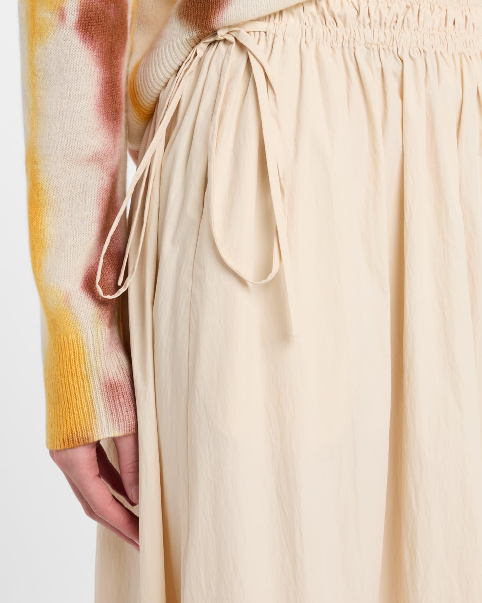 Ruched A-Line Maxi Skirt Product Image