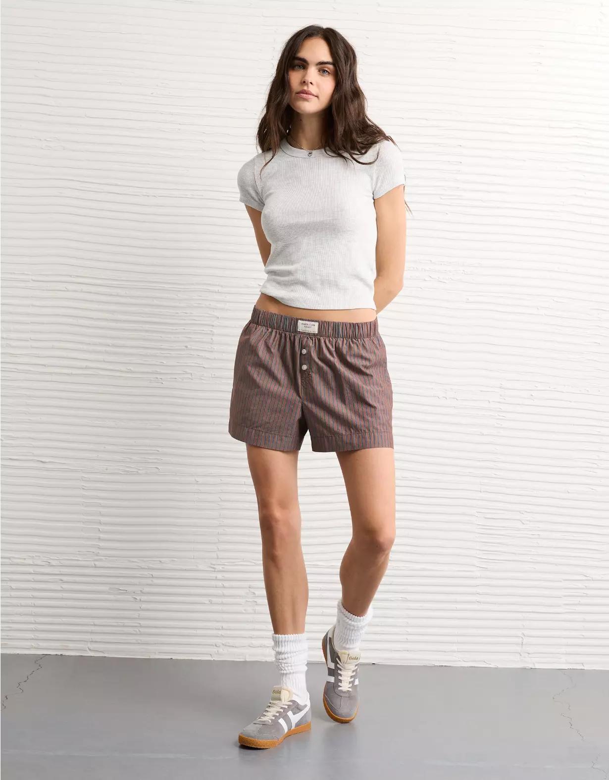 AE Striped Boxer Sleep Short Product Image