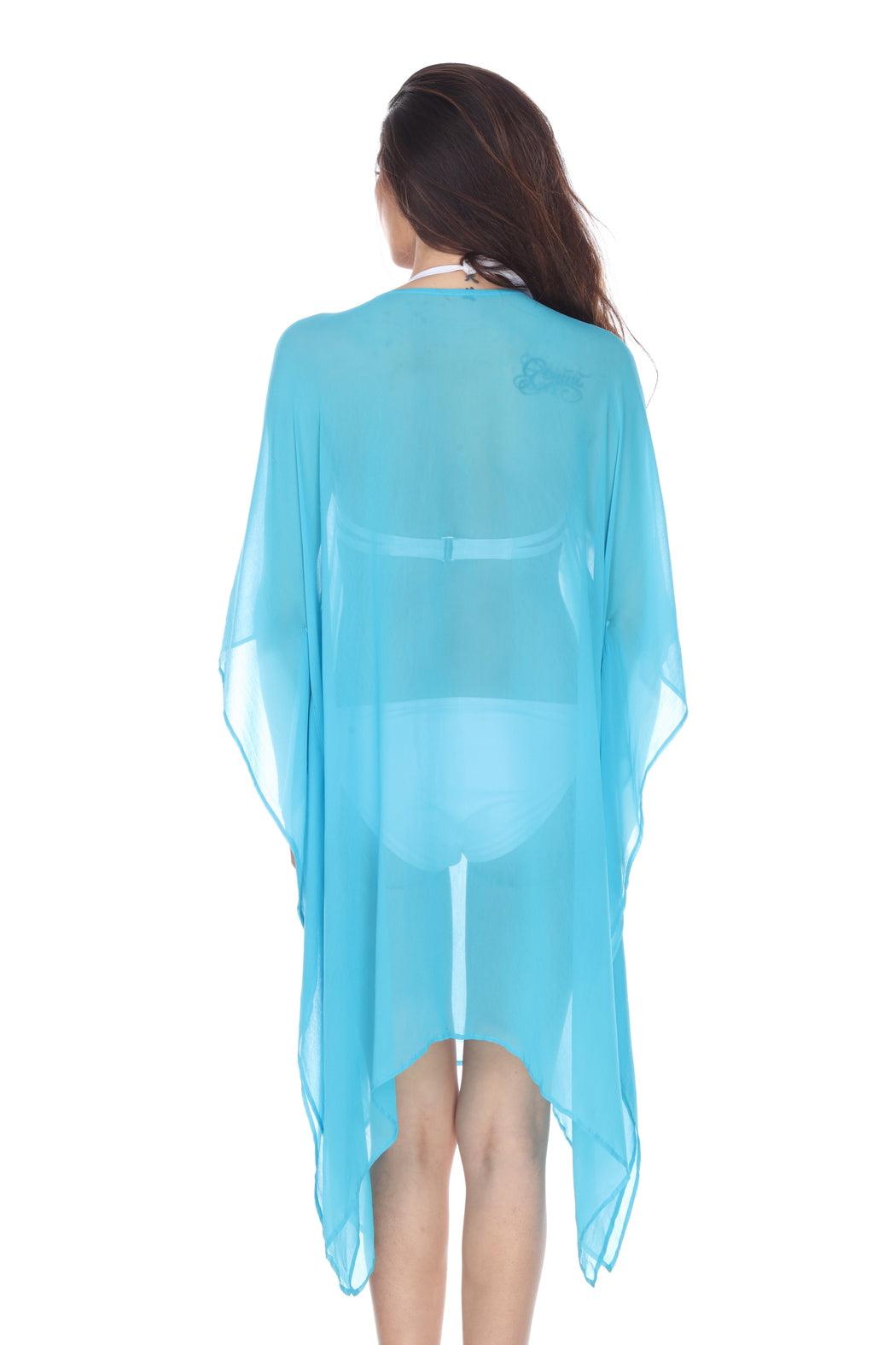 Sheer Embroidered Cover-Up Product Image