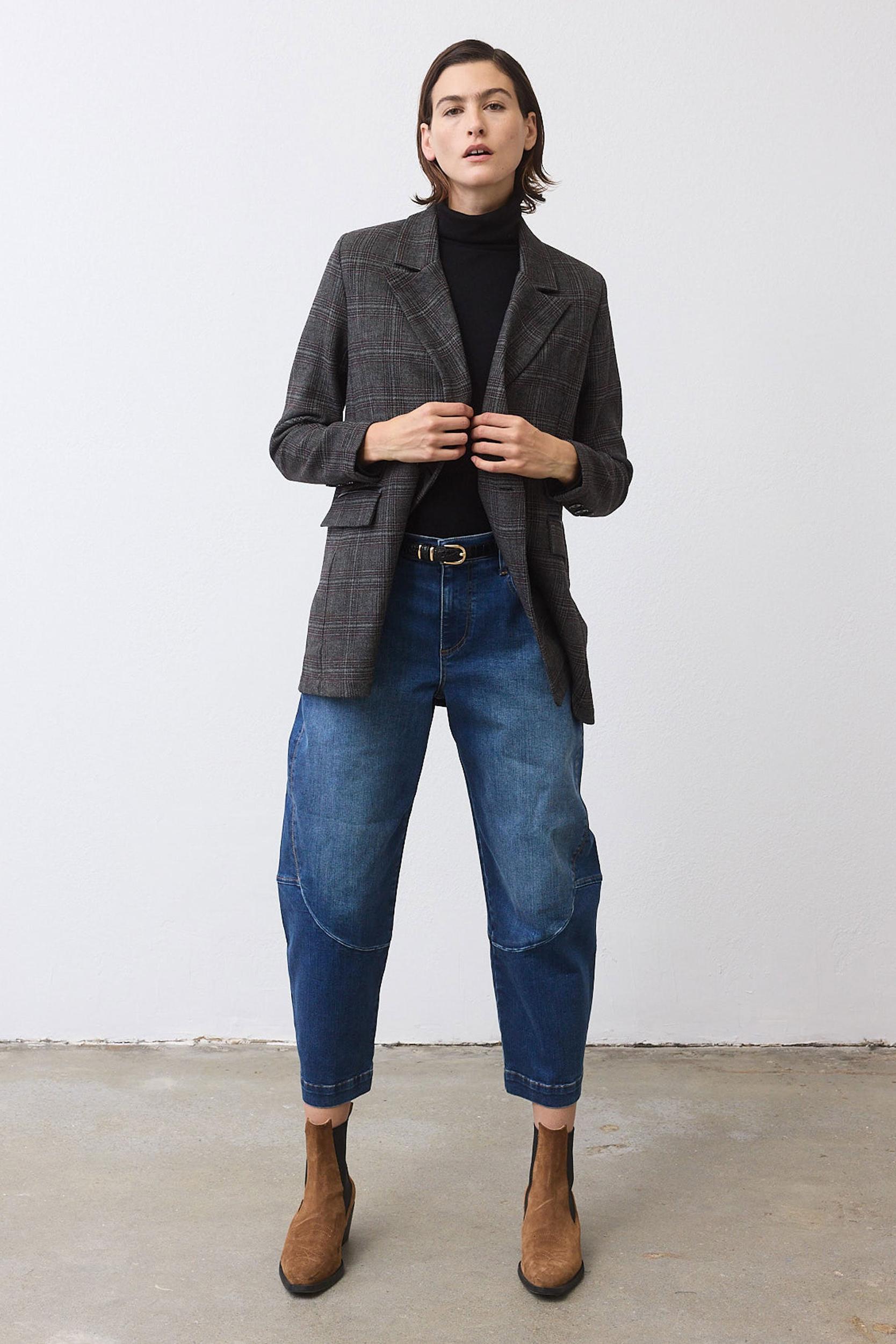 On the Clock Plaid Blazer Product Image