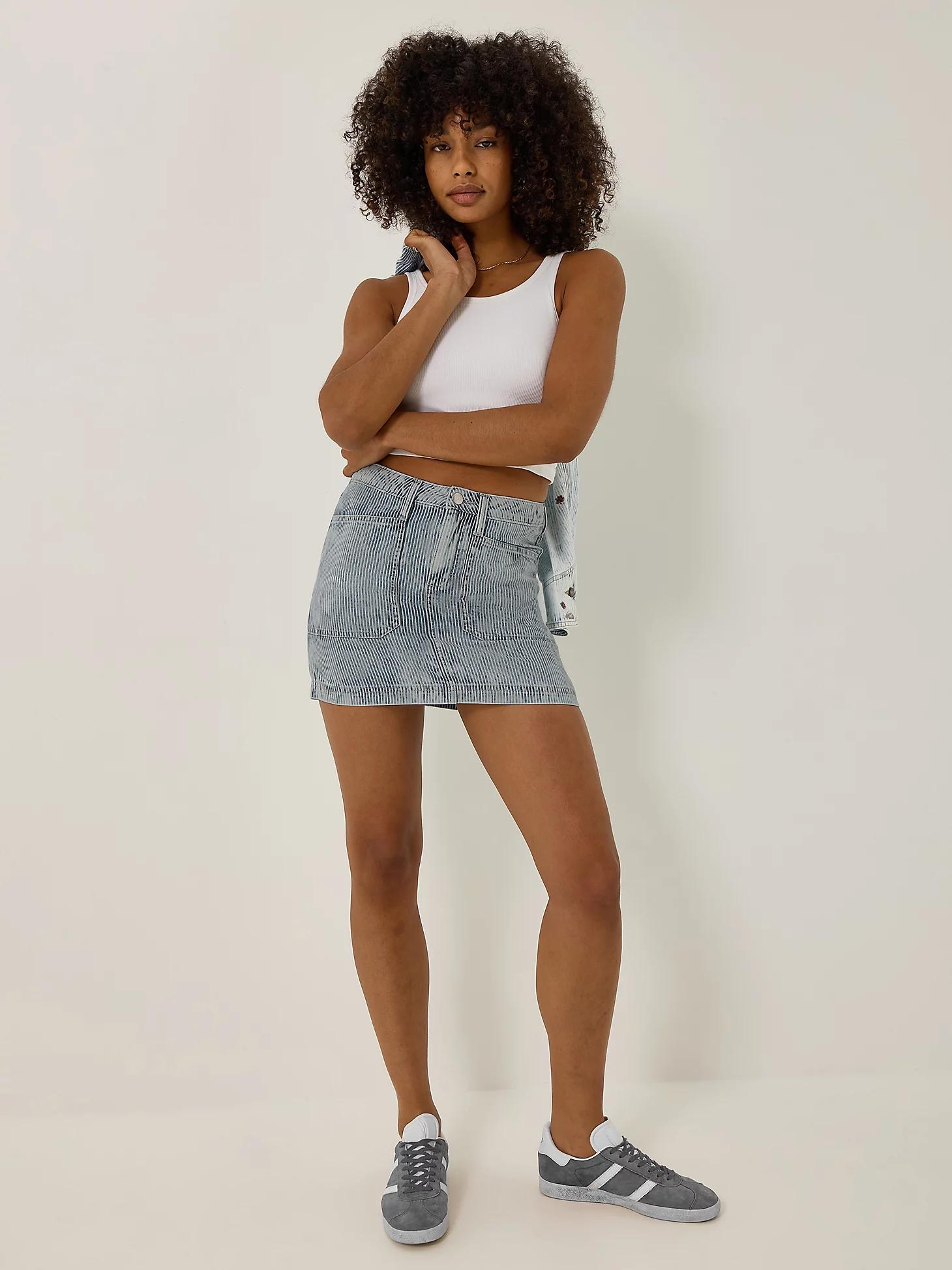 Women's Mid Thigh Mini Skirt | Women's Skirts & Dresses | Lee® Product Image