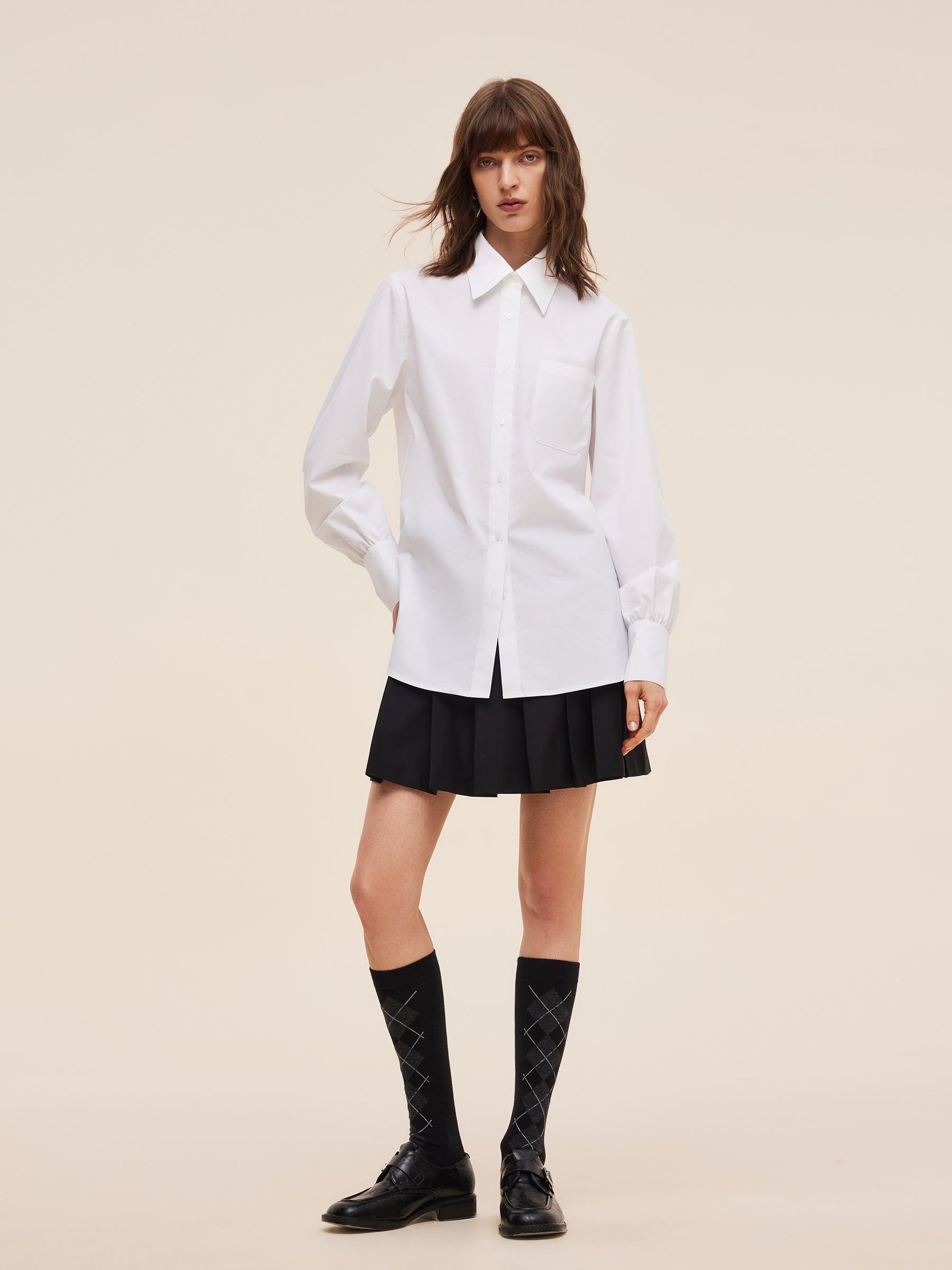 Knit Tank Top And Long Sleeve Shirt Two-Piece Set Product Image