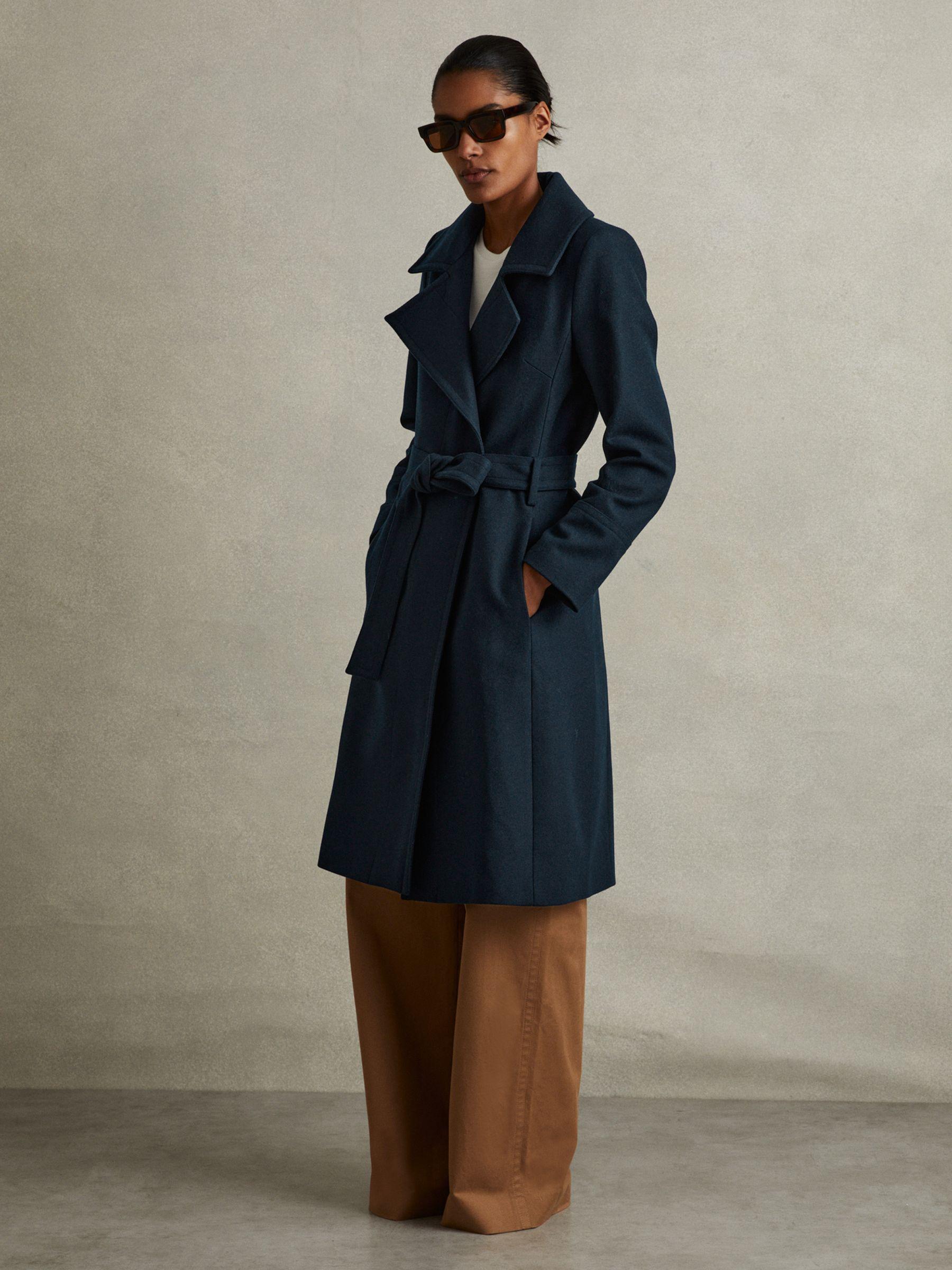 Petite One-Shoulder Ruched-Jersey Midi Dress in Blush Product Image