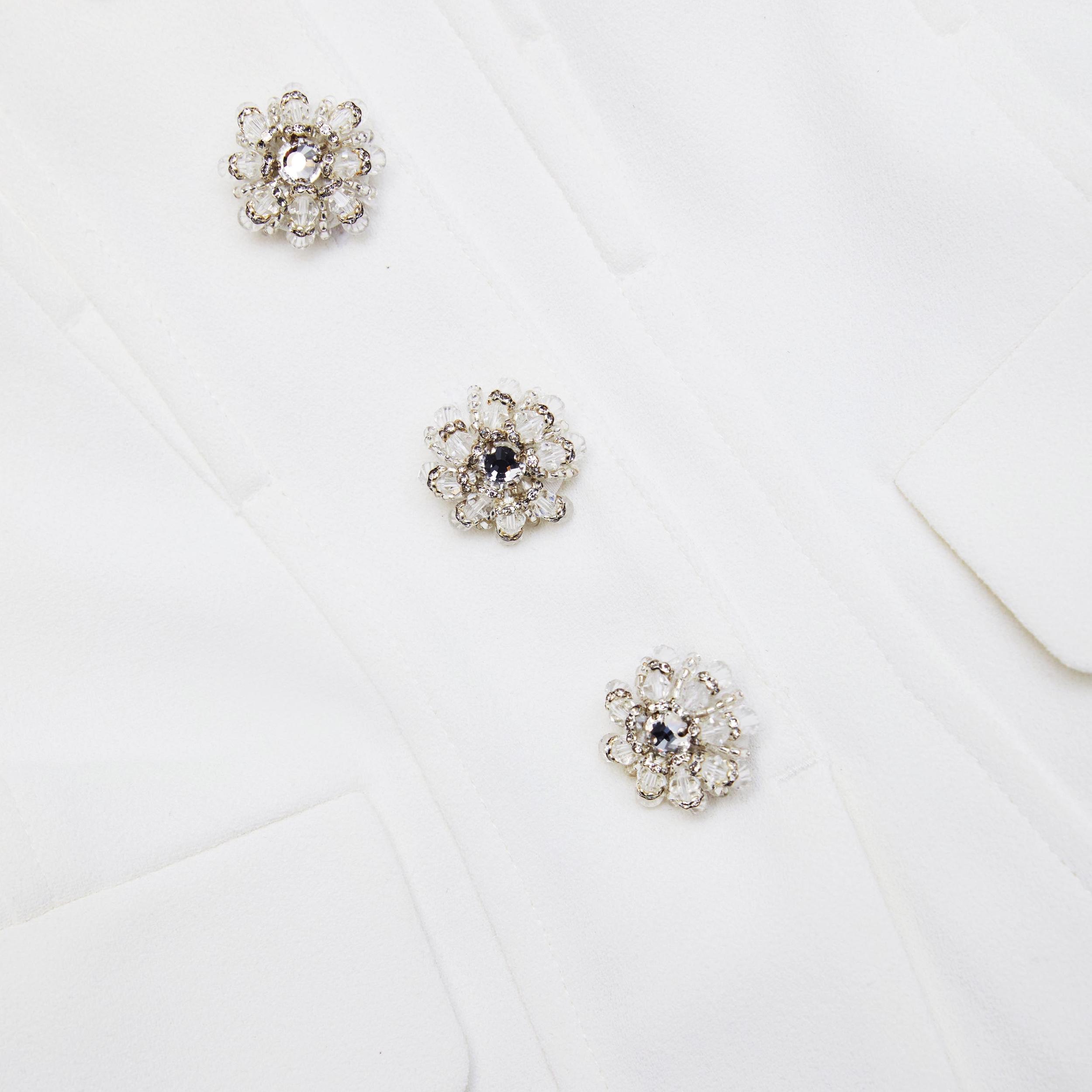 White Bandeau Crepe Jumpsuit Product Image