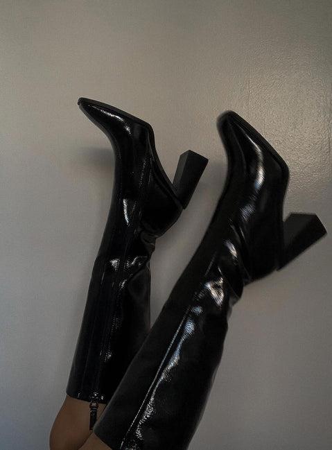 The Jessa Boots Black Product Image