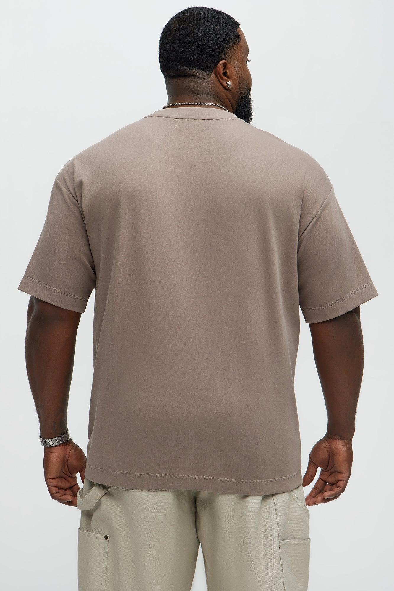 Relaxed Premium Everyday Tee - LightBrown Product Image