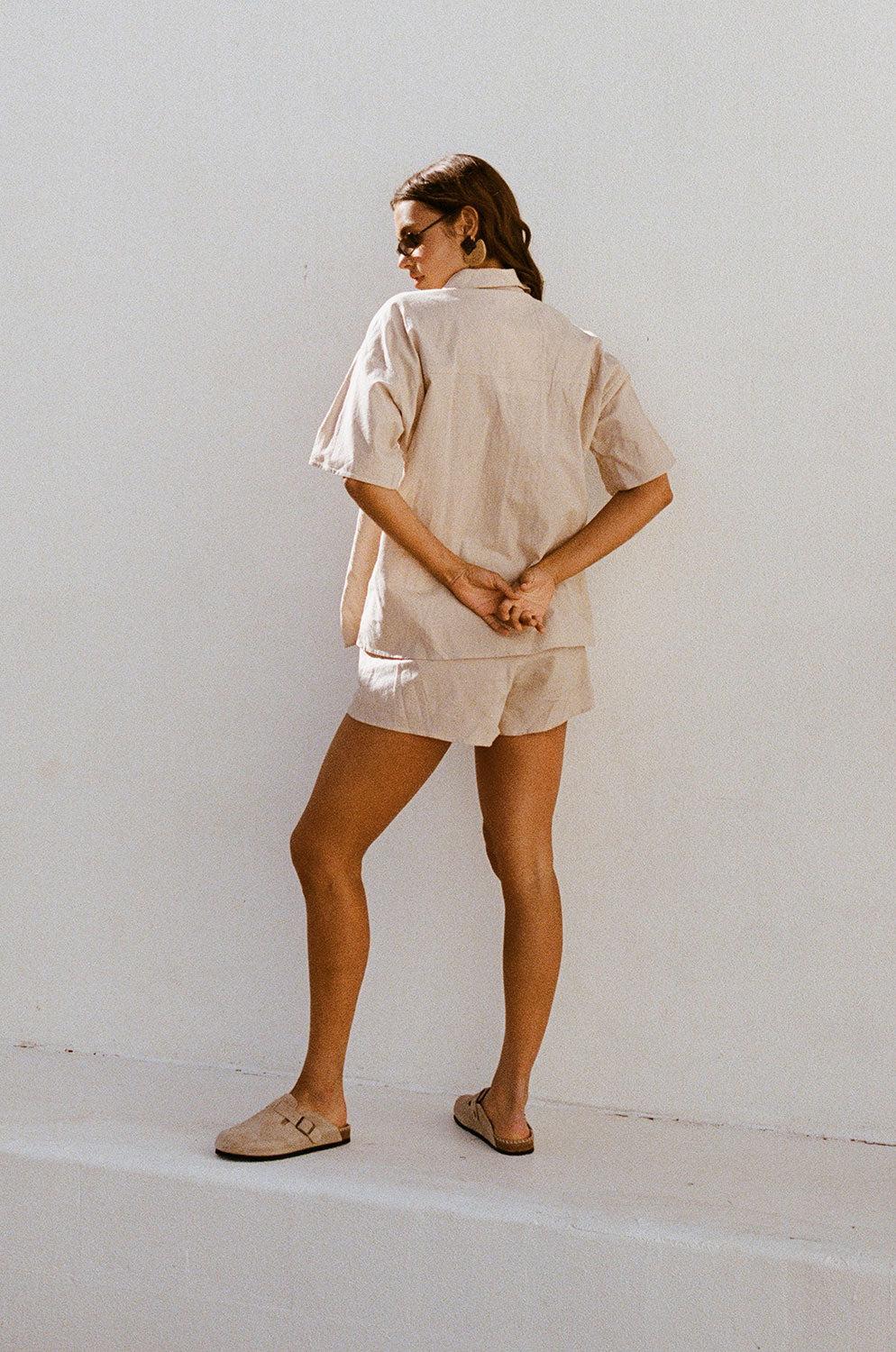 Cressida Top - Tan Product Image