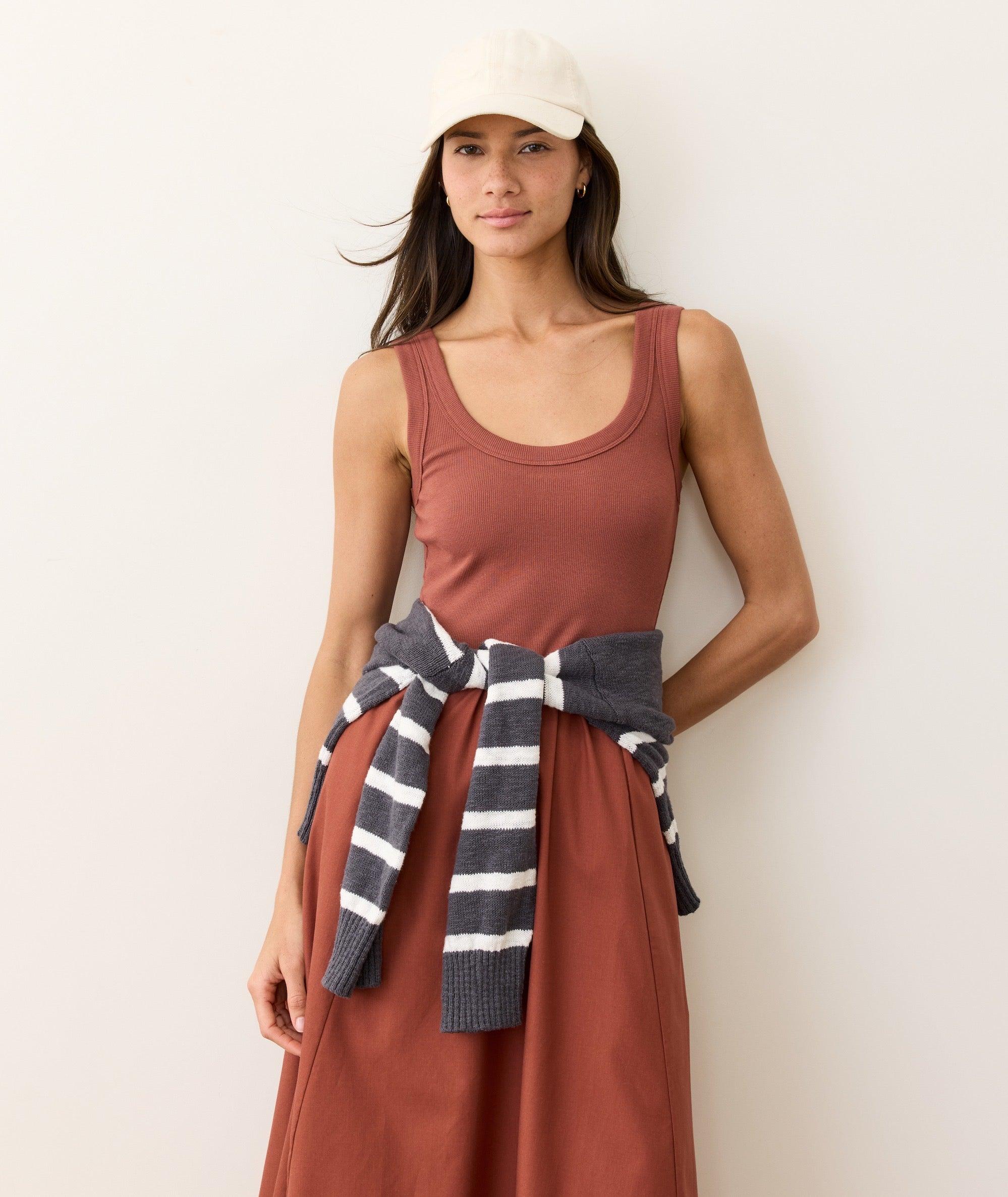 Lexi Rib Poplin Midi Dress Product Image
