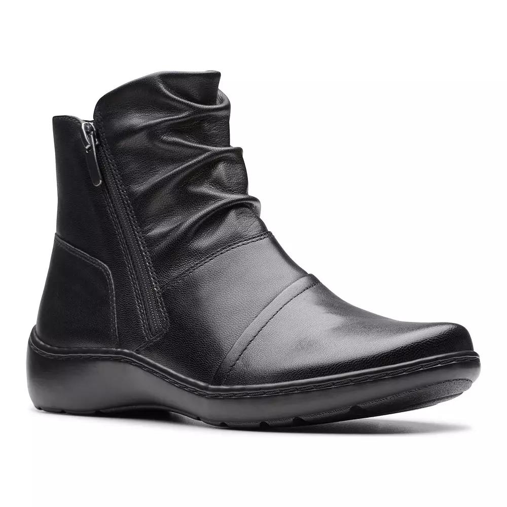 Clarks® Cora Pace Women's Leather Boots,  Product Image
