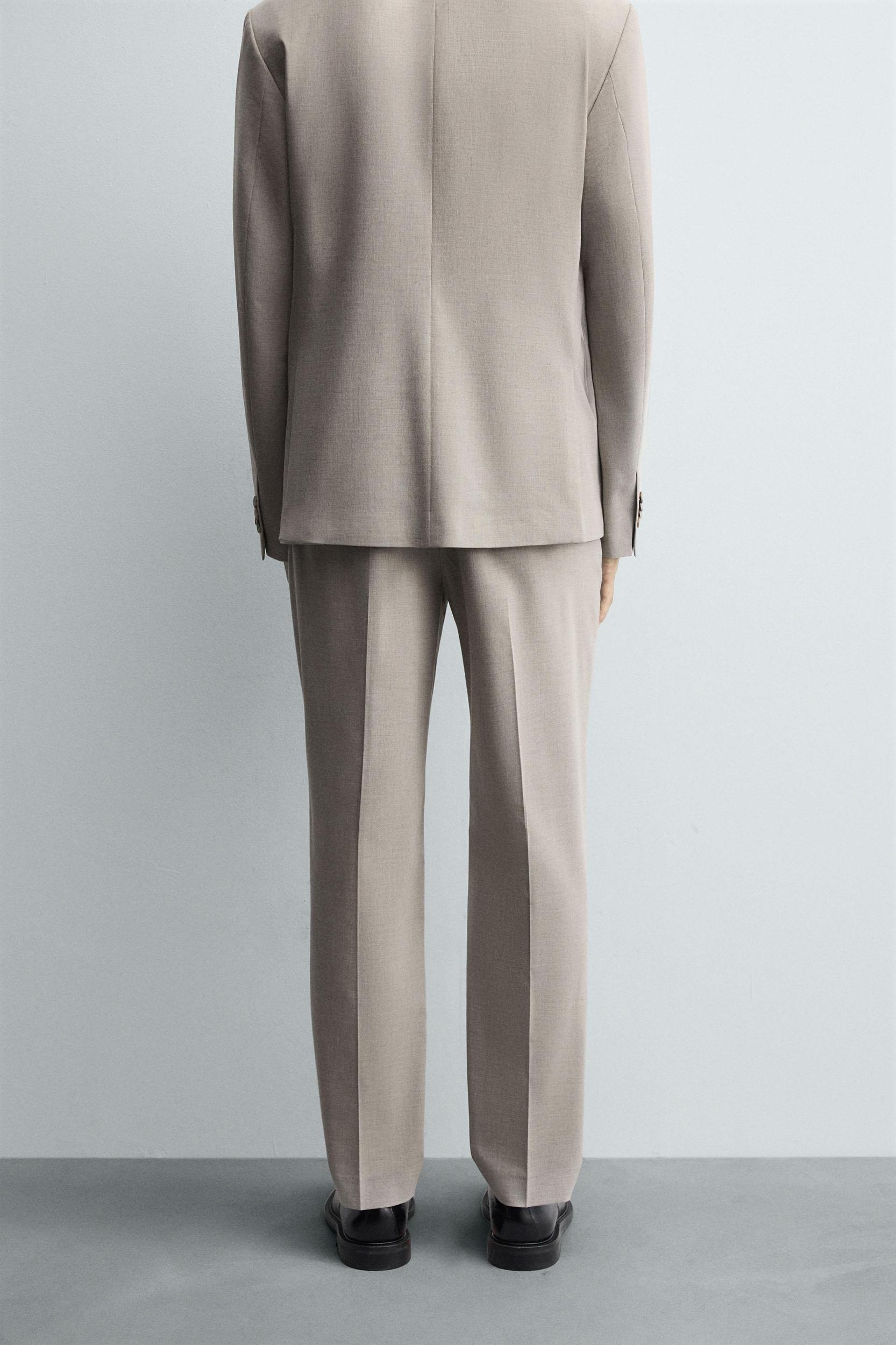 TEXTURED SUIT PANTS Product Image