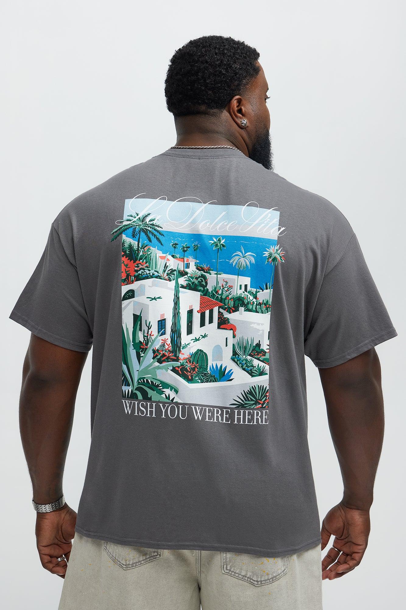 La Dolce Vita Short Sleeve Tee - Charcoal Male Product Image