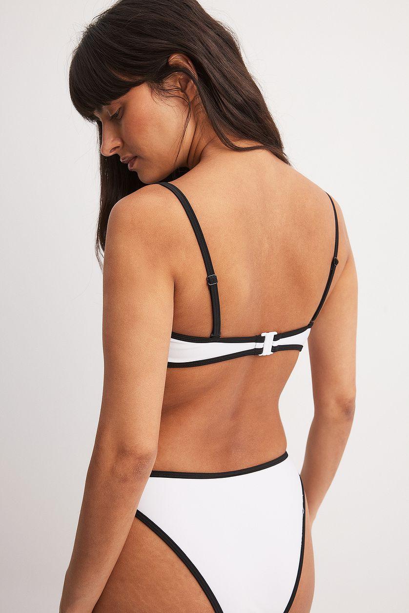 Colorblock High Cut Bikini Panty Product Image