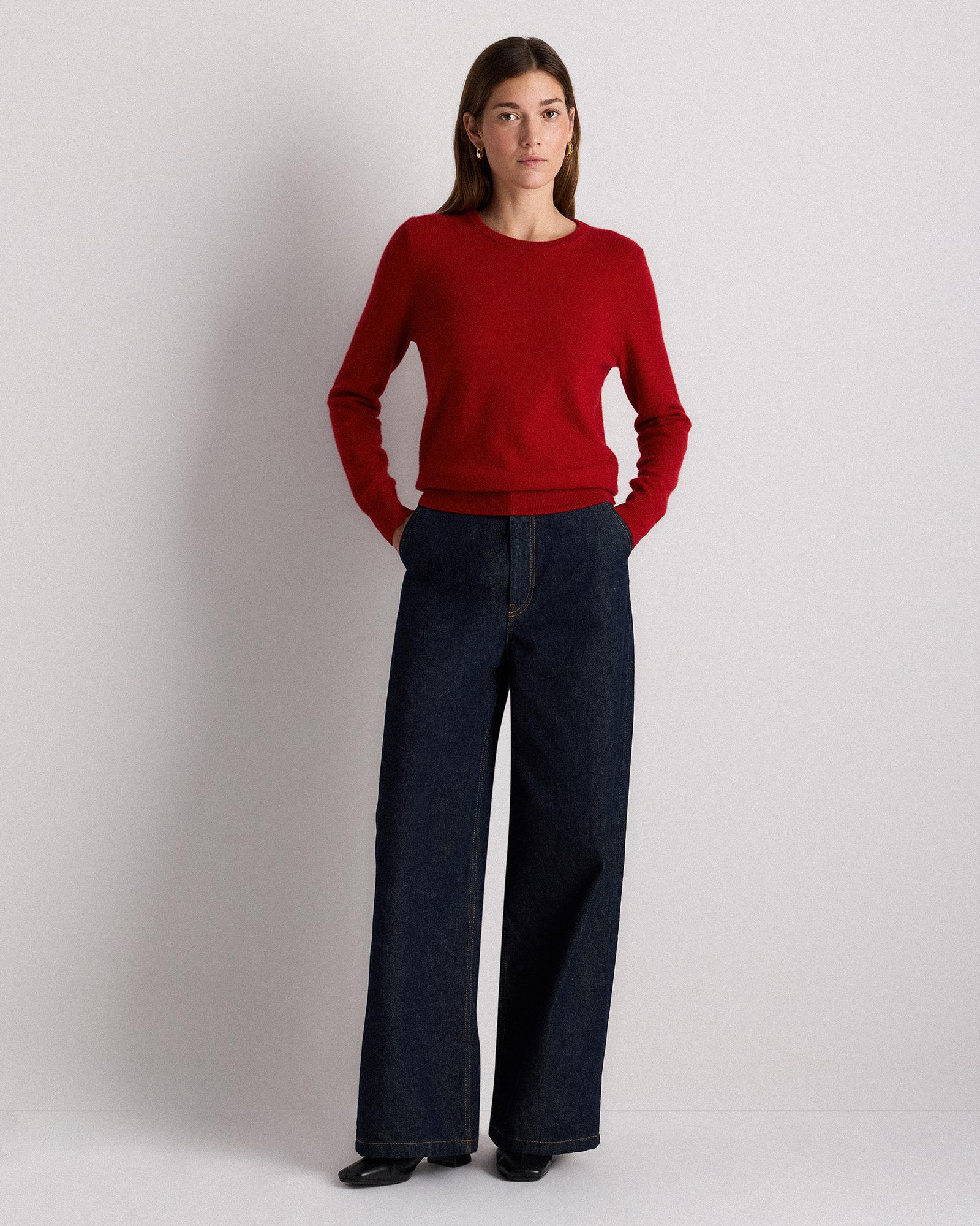Quince | Women's Mongolian Cashmere Crewneck Sweater Product Image