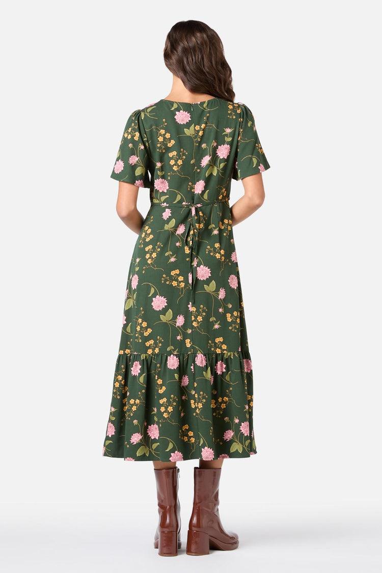 Esmerelda Floral Midi Dress Product Image