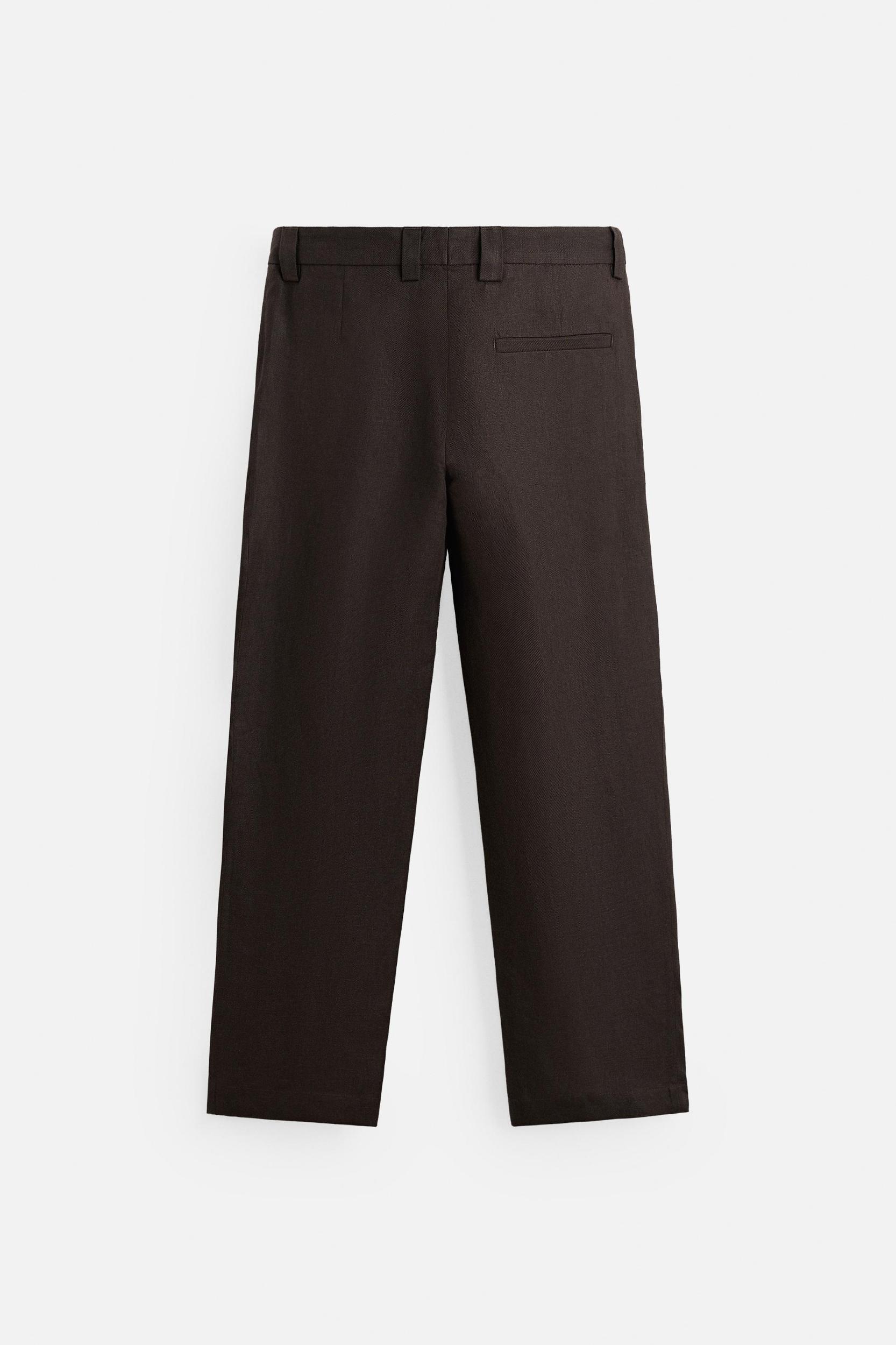 SUIT PANTS IN 100% LINEN Product Image