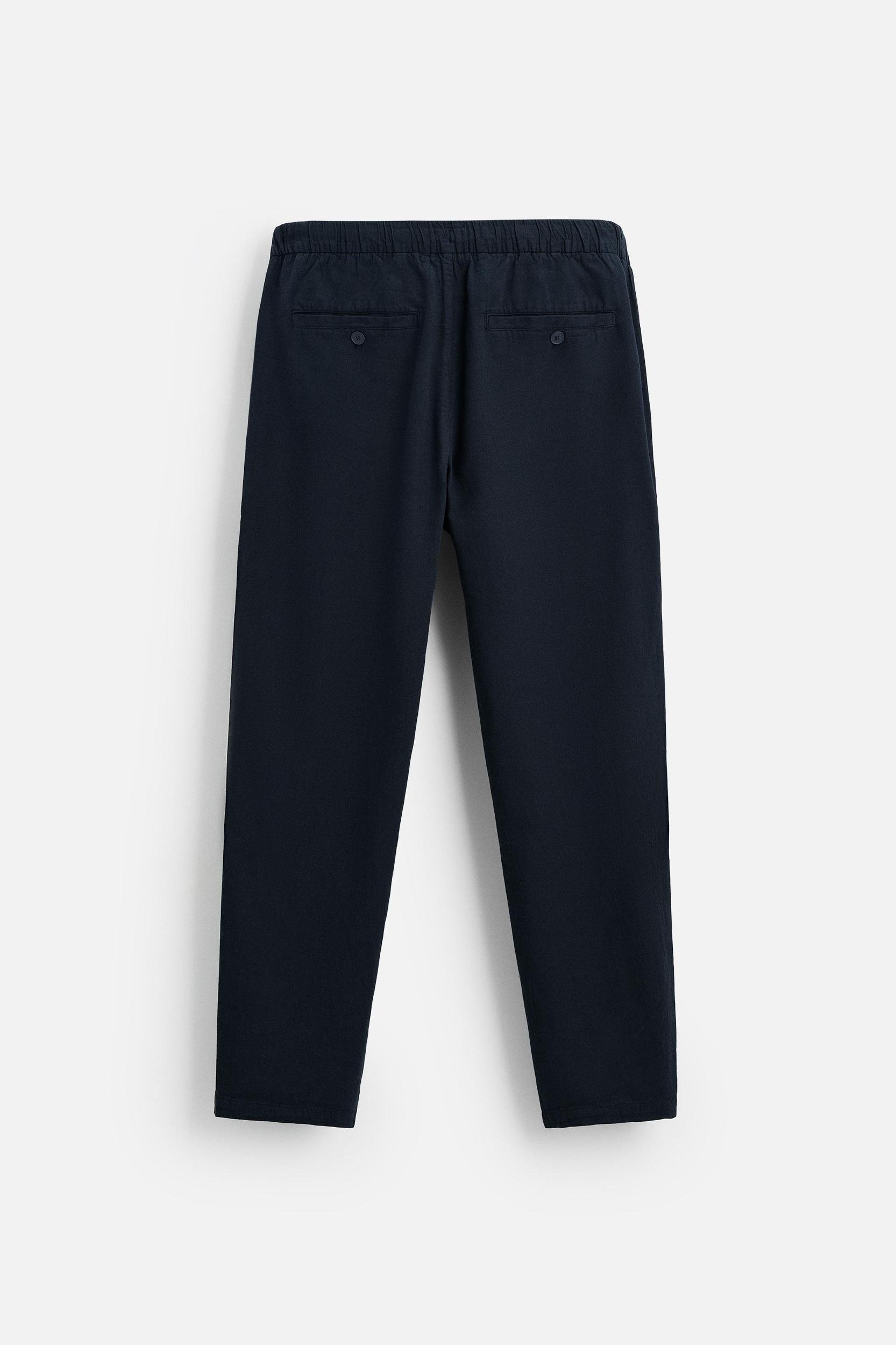 COTTON-LINEN PANTS Product Image