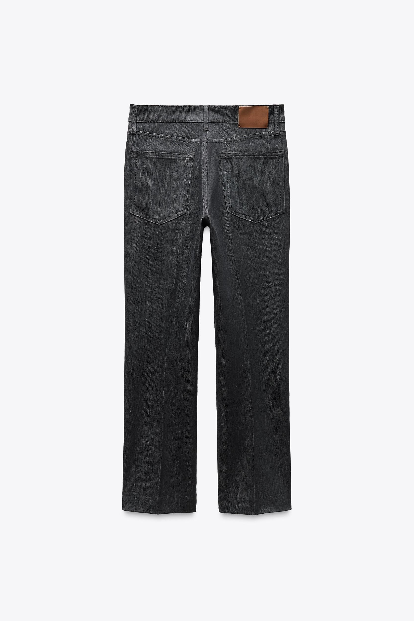 ZW COLLECTION HIGH WAIST CROPPED BOOTCUT JEANS Product Image