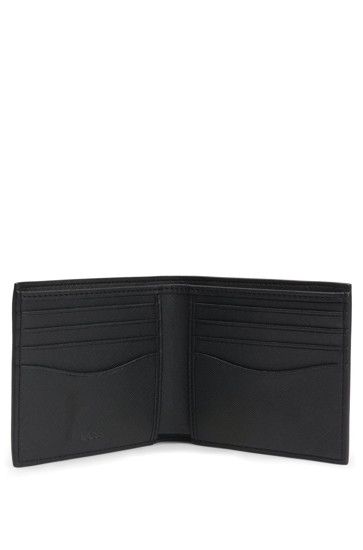 Structured wallet with monogram print Product Image
