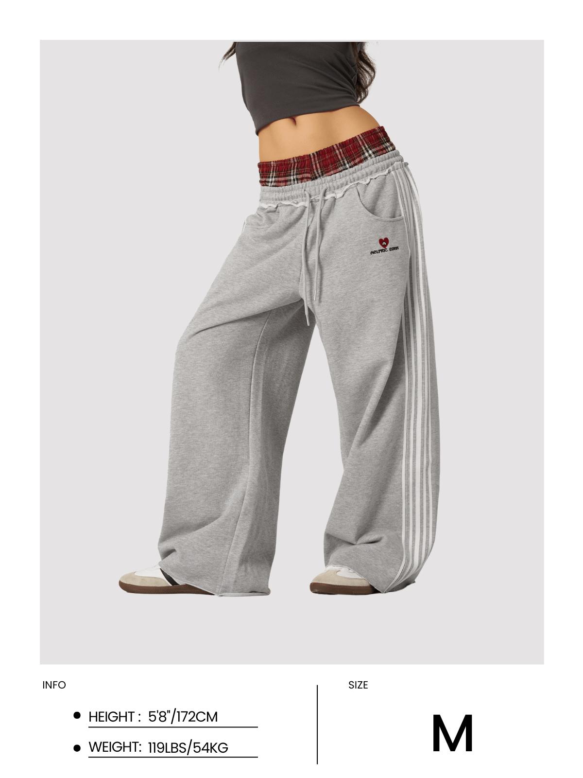 Aelfric Eden Double Waist Baggy Sweatpants Product Image