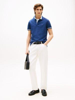 Regular Fit Two-Tone Collar Polo Product Image