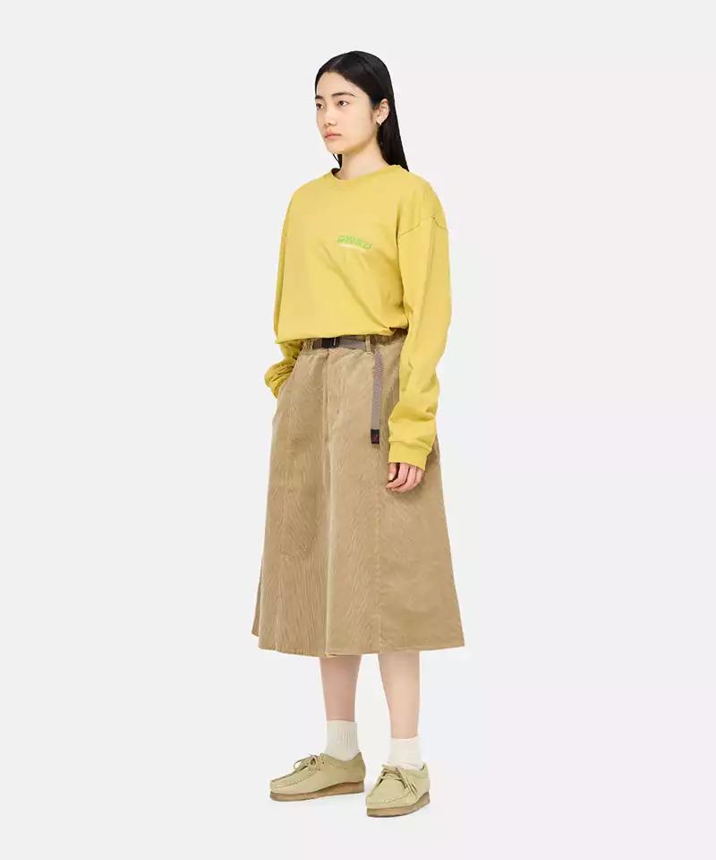 Paneled Midi Skirt Female Product Image