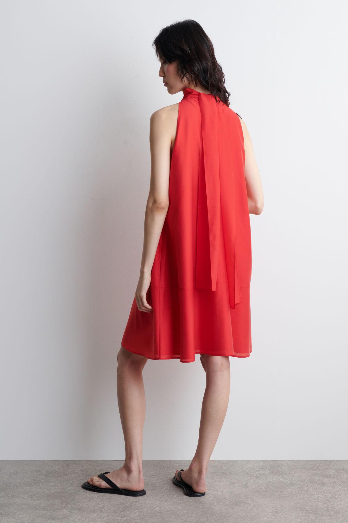 FLUID HALTERNECK MINI DRESS Product Image