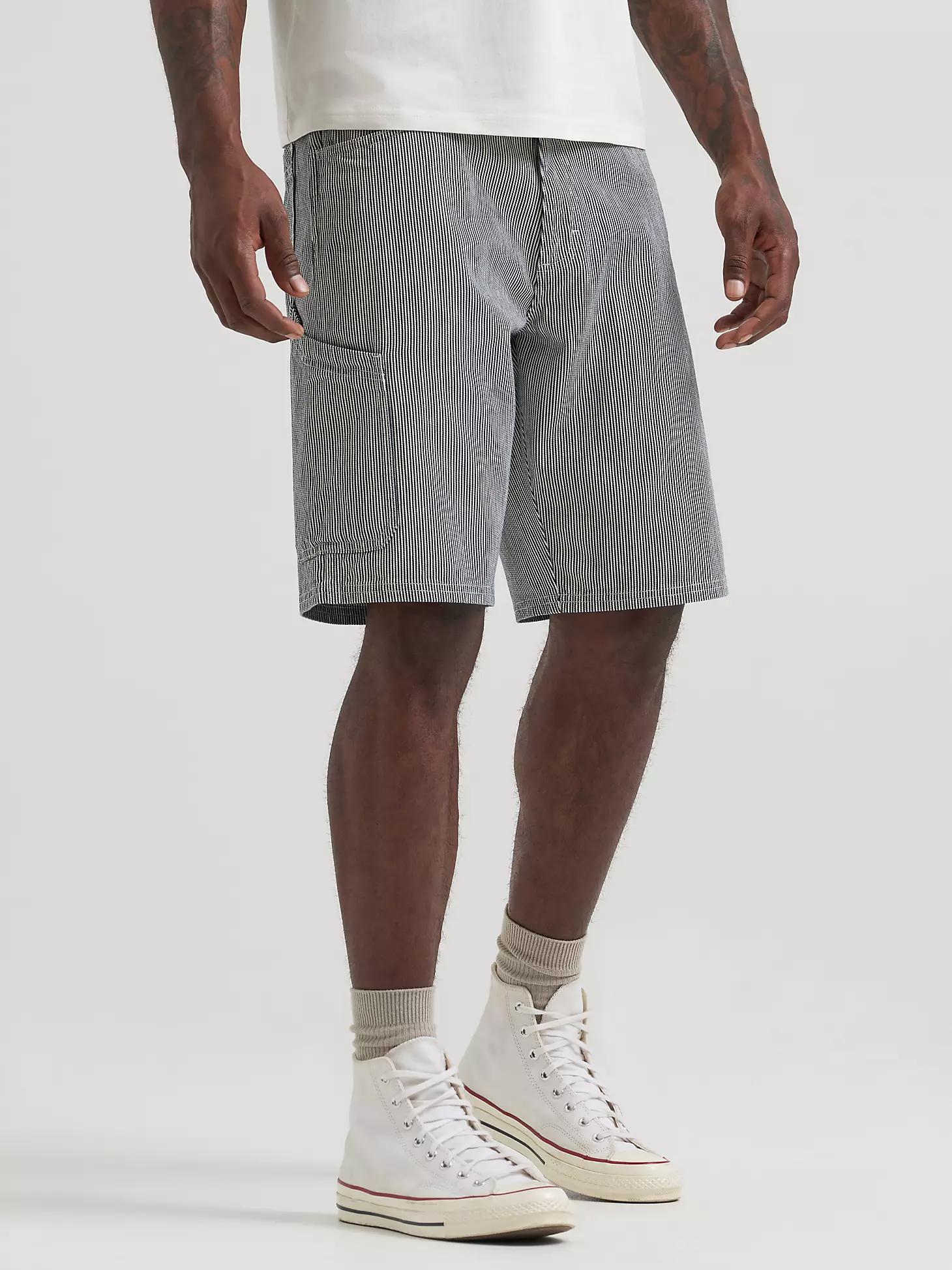 Men's Railroad Stripe Carpenter Short in Railroad Stripe Product Image