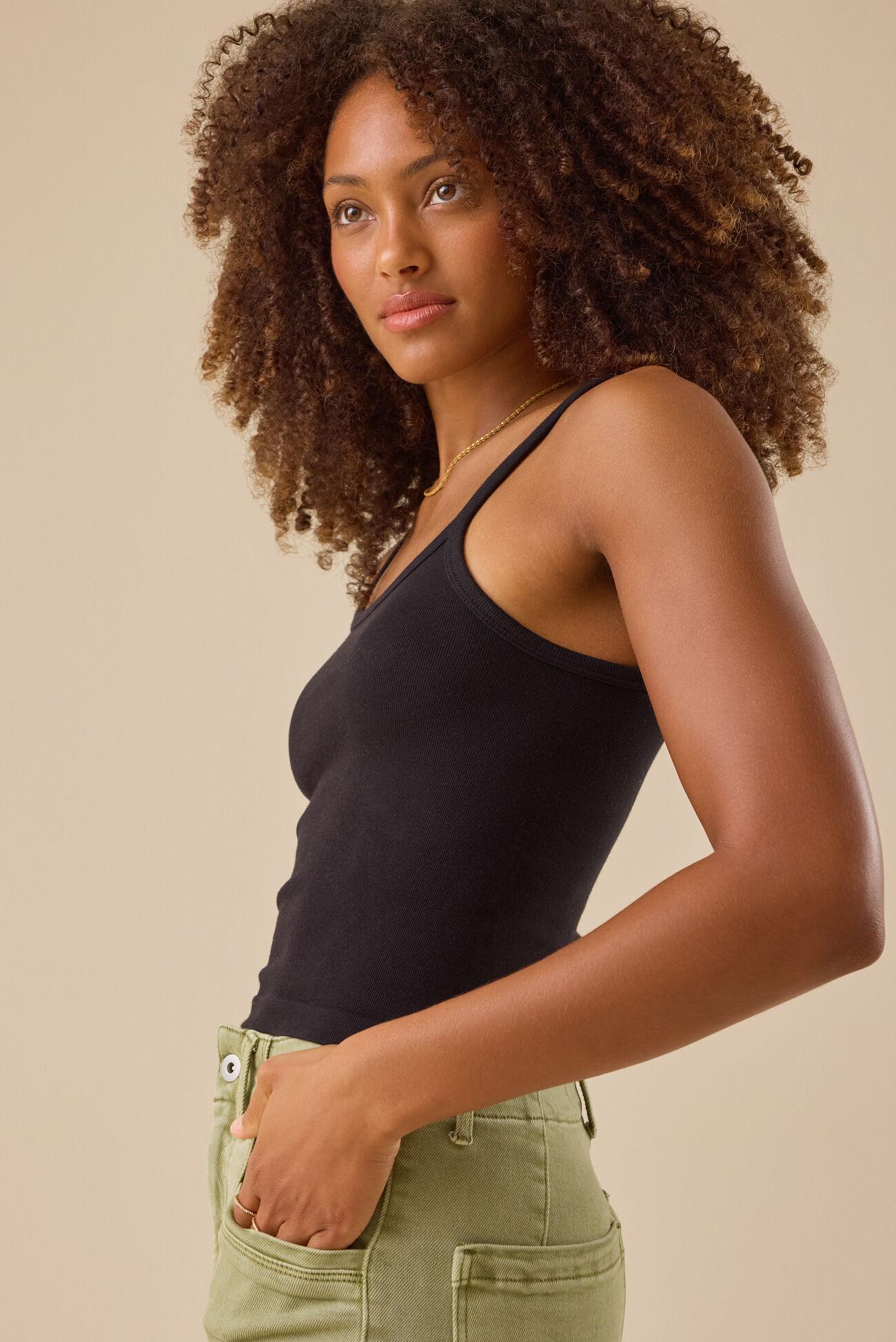 Lauren Scoop Ribbed Seamless Tank Product Image