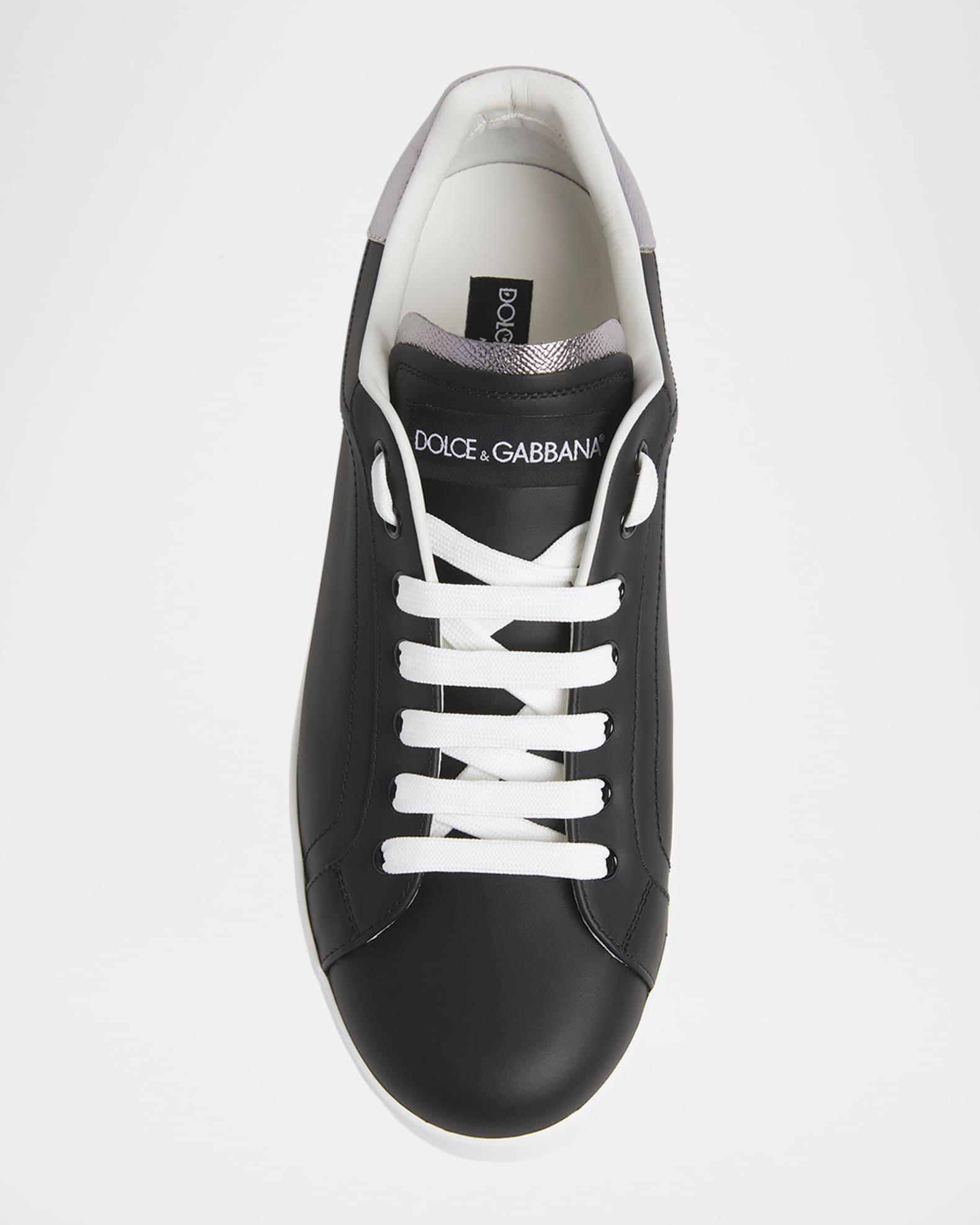 Men's Calfskin Portofino Low-Top Sneakers Product Image