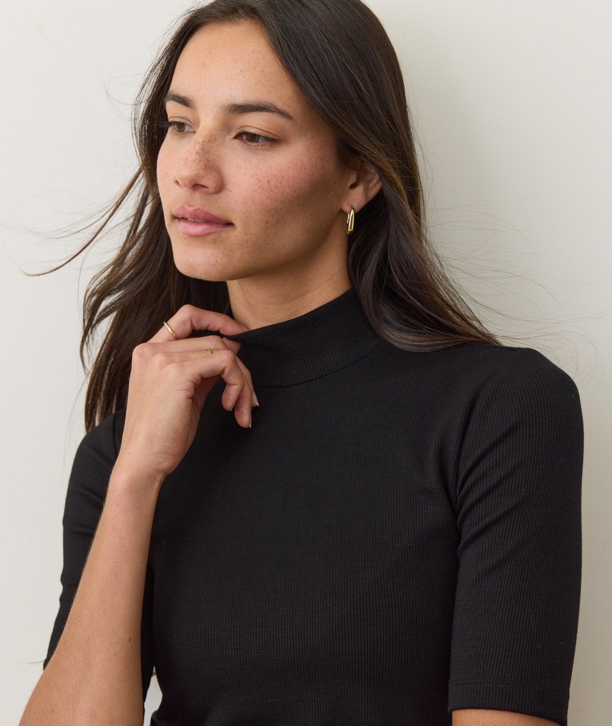 Lexi Rib Mock Neck Top Product Image