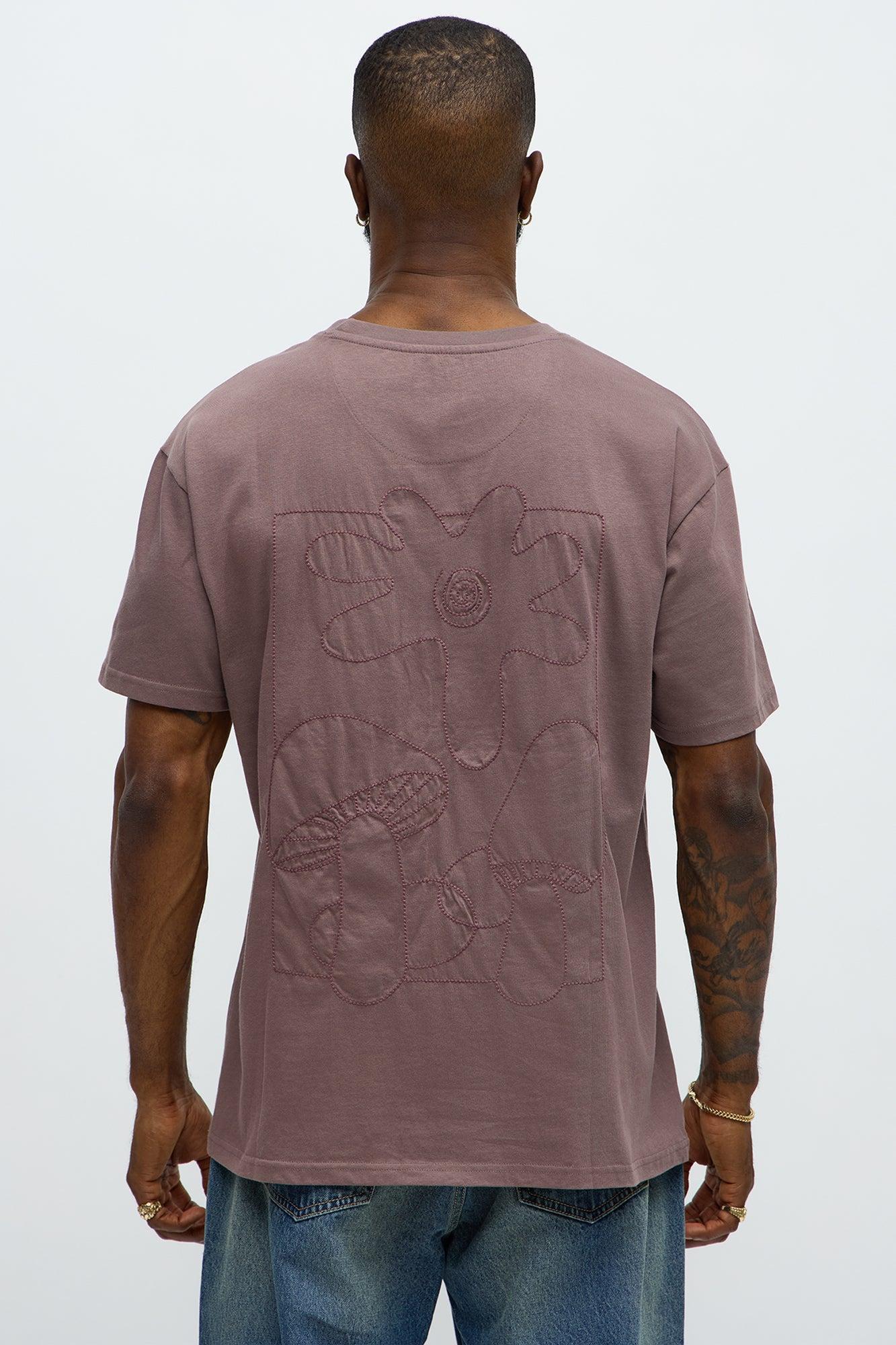 Crazy Nature Short Sleeve Tee - Purple Male Product Image